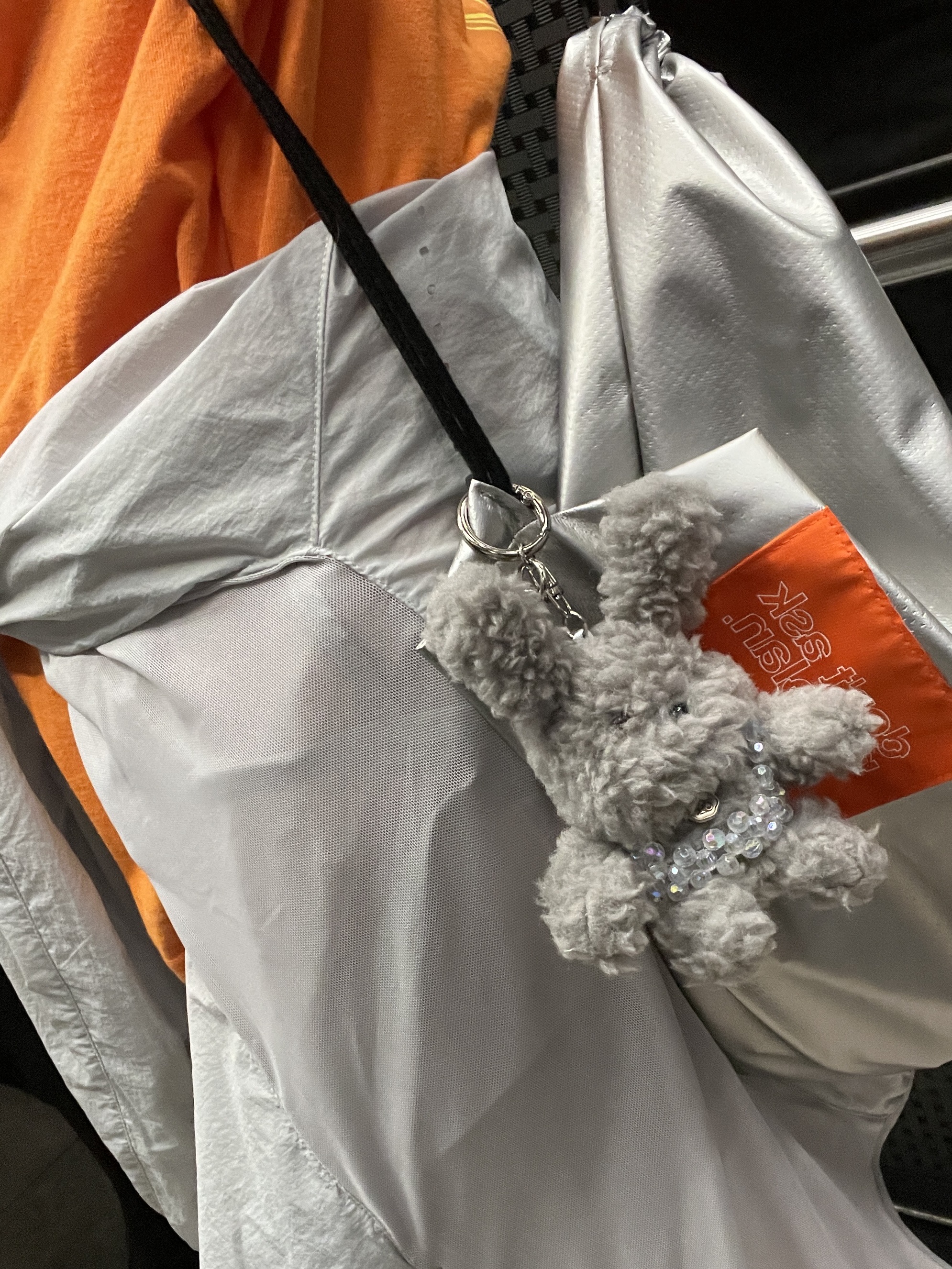 Sansan Gear Crosshair Mesh Jacket Light Grey - 24SS 착용 스타일 - 1