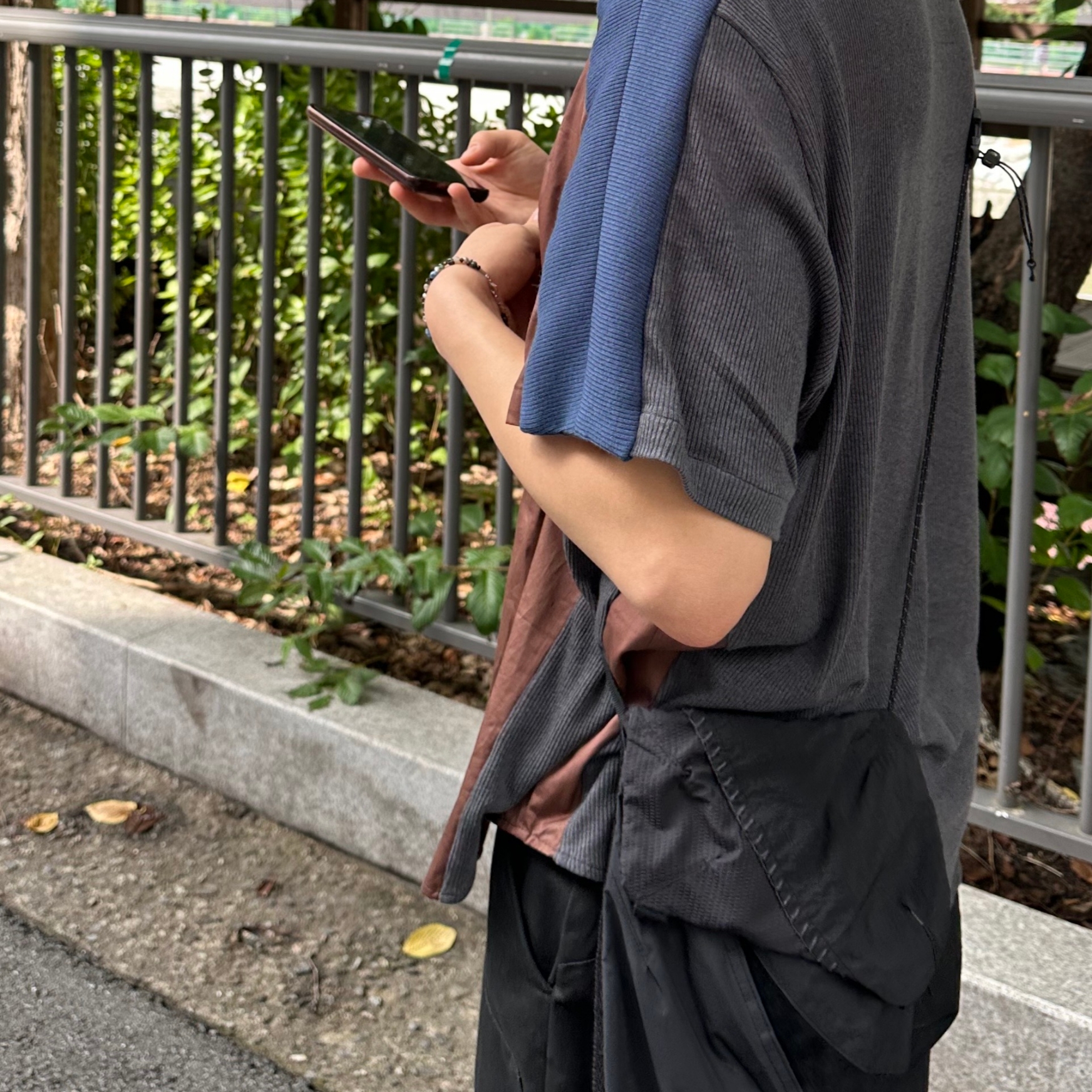 Minkimho N shirt Brown 착용 스타일 - 2
