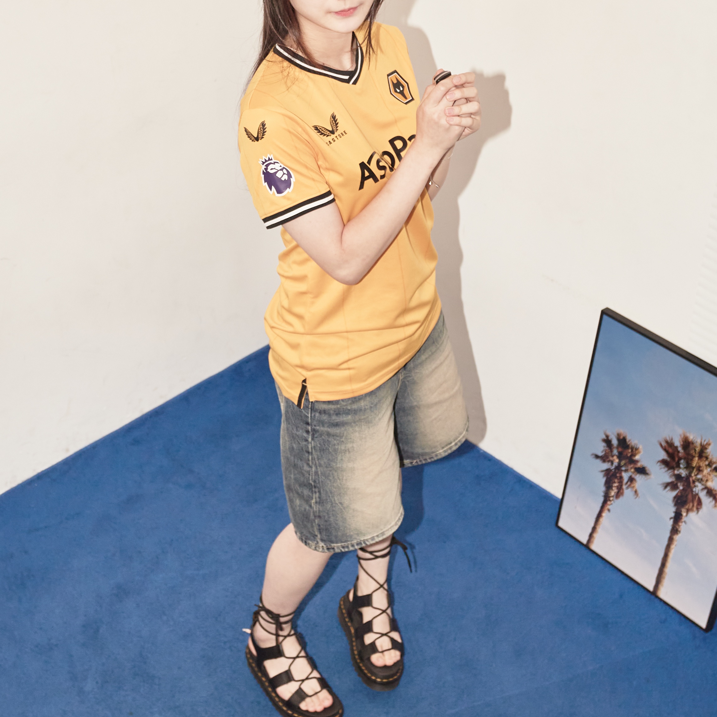 Castore Wolves 2023/24 Home Shirt Yellow - (Non Marking Ver.), (W) Dr. Martens Nartilla Hydro Leather Sandal Black 착용 스타일 - 1