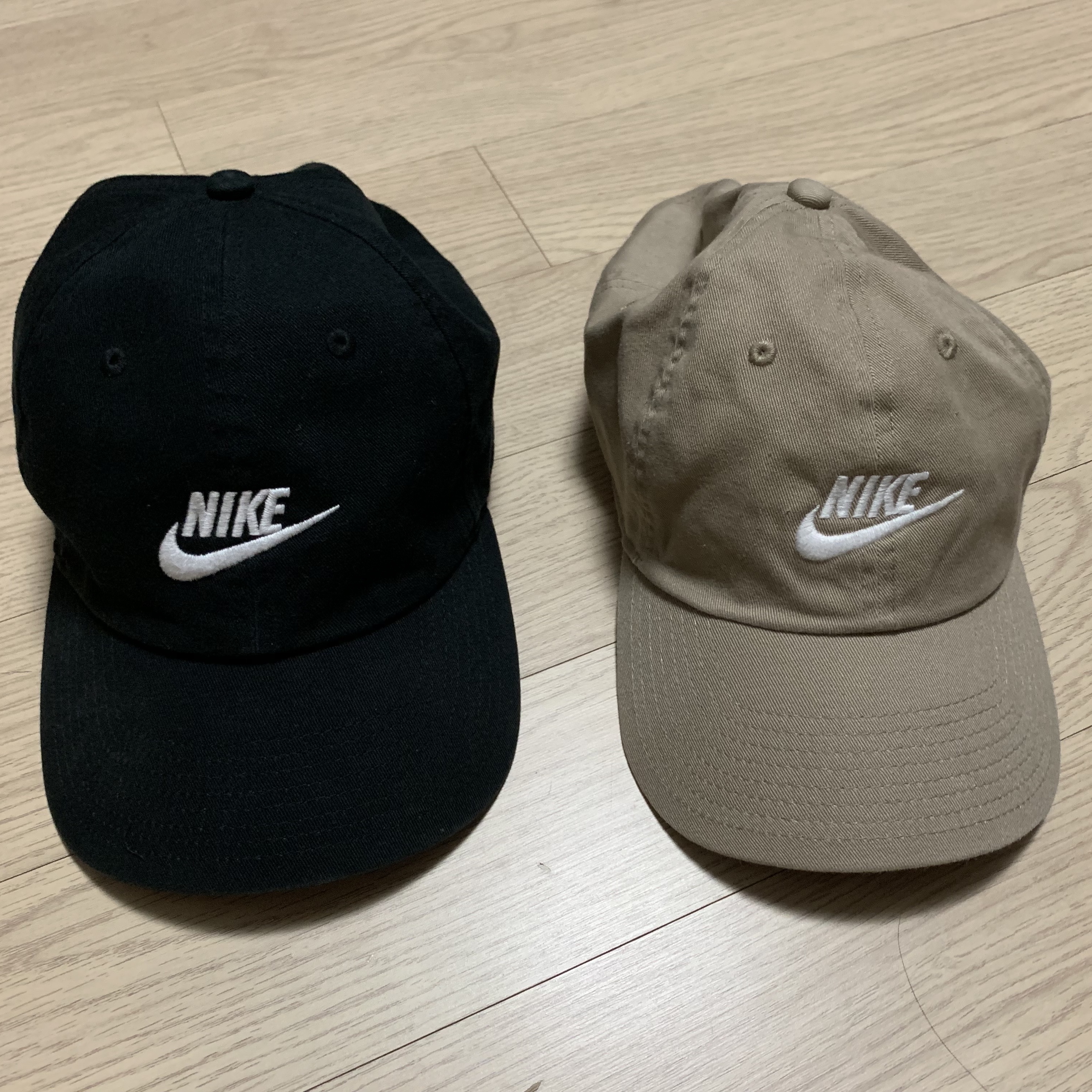 Nike Heritage 86 Futura Washed Cap Black White, Nike Heritage 86 Futura Washed Cap Khaki 착용 스타일