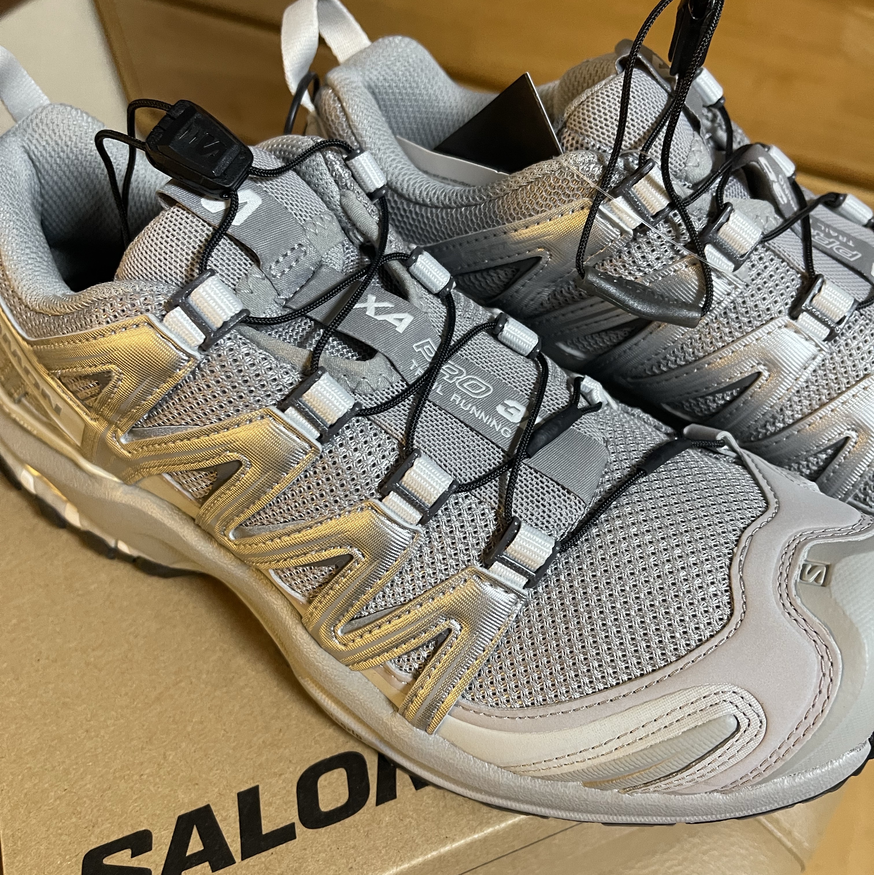 Salomon XA Pro 3D Alloy Silver 착용 스타일
