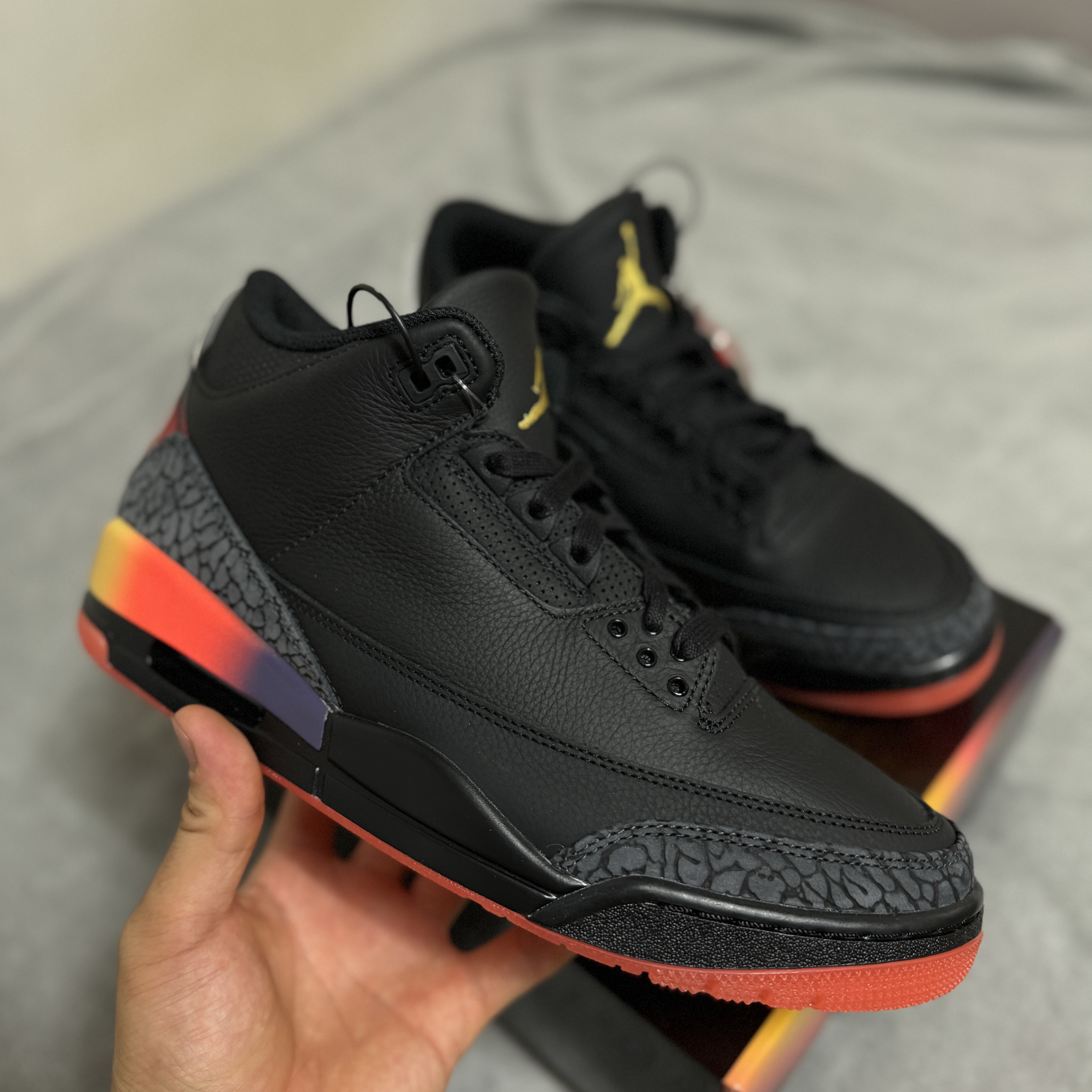 Jordan 3 x J Balvin Retro SP Rio 착용 스타일