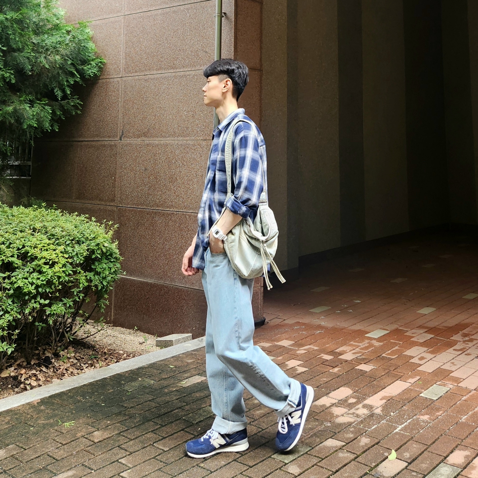 New Balance 574 Classics Reimagined Navy, Casio G-Shock x LMC DW-5600LMC24-7DR 착용 스타일