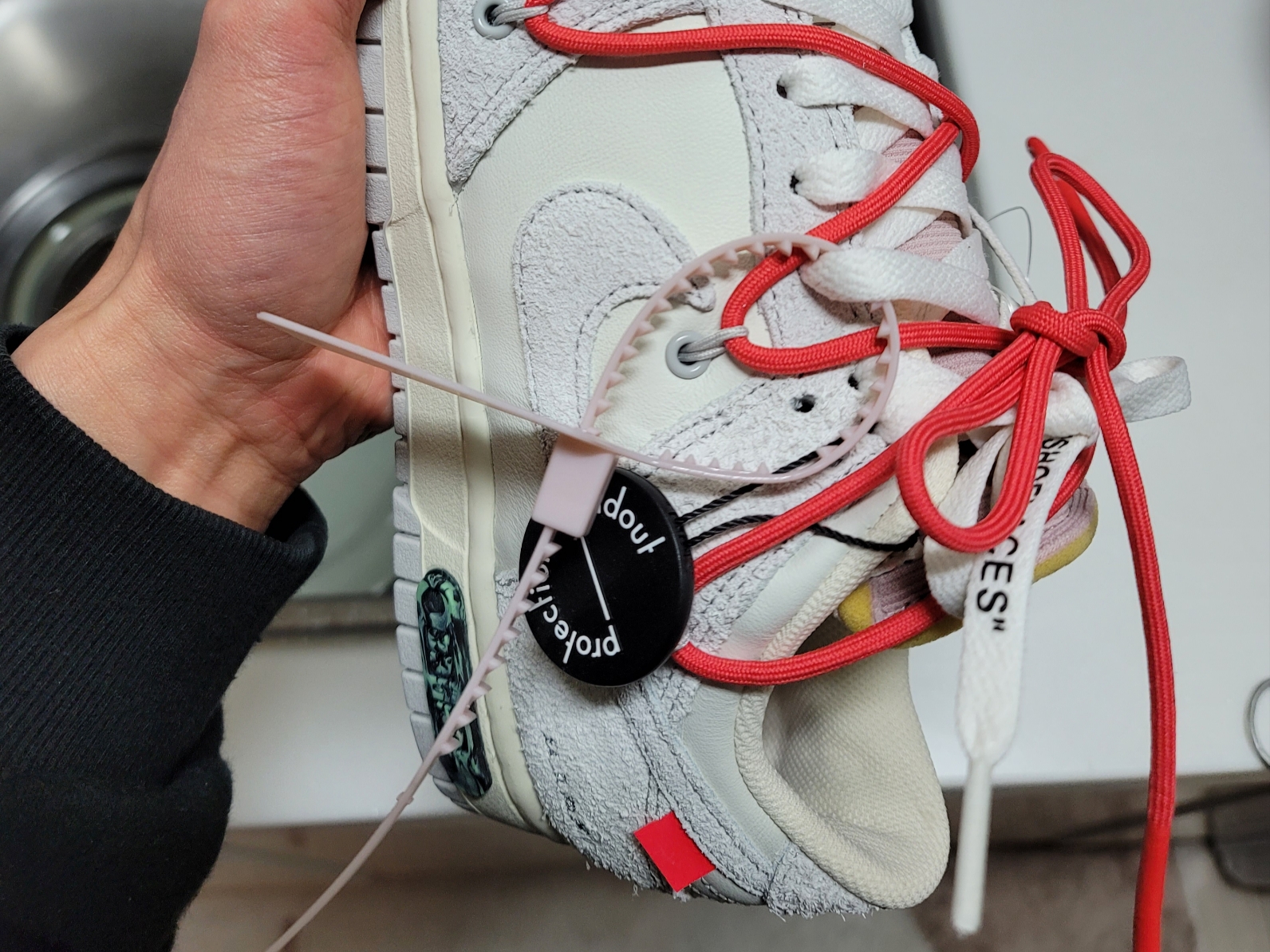 Nike x Off-White Dunk Low The 50 - Lot 33 착용 스타일 - 6