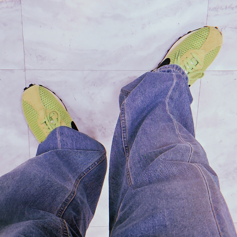Nike x Stussy LD-1000 SP Action Green and Black 착용 스타일 - 1