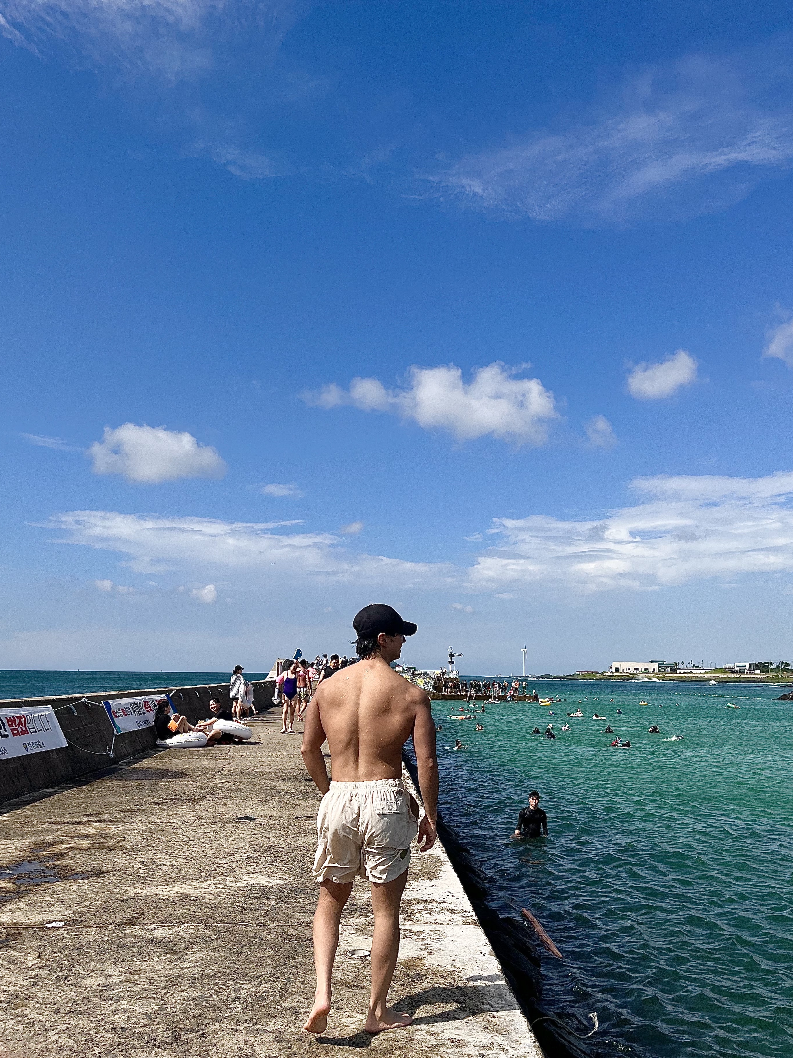 Stussy x Our Legacy Work Shop Water Shorts Taupe 착용 스타일
