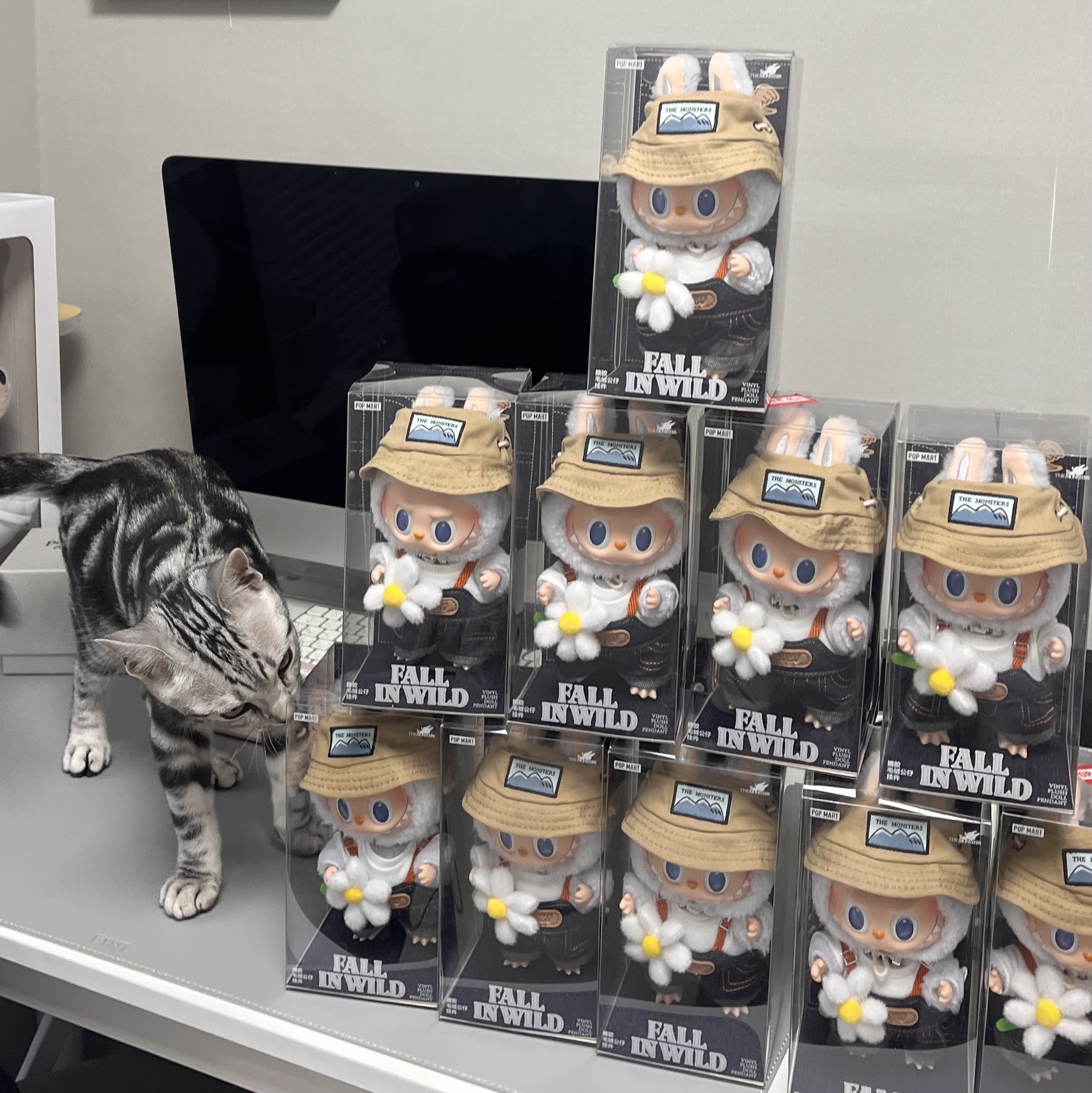 Pop Mart Fall In Wild Labubu Series Toy Keyring 착용 스타일