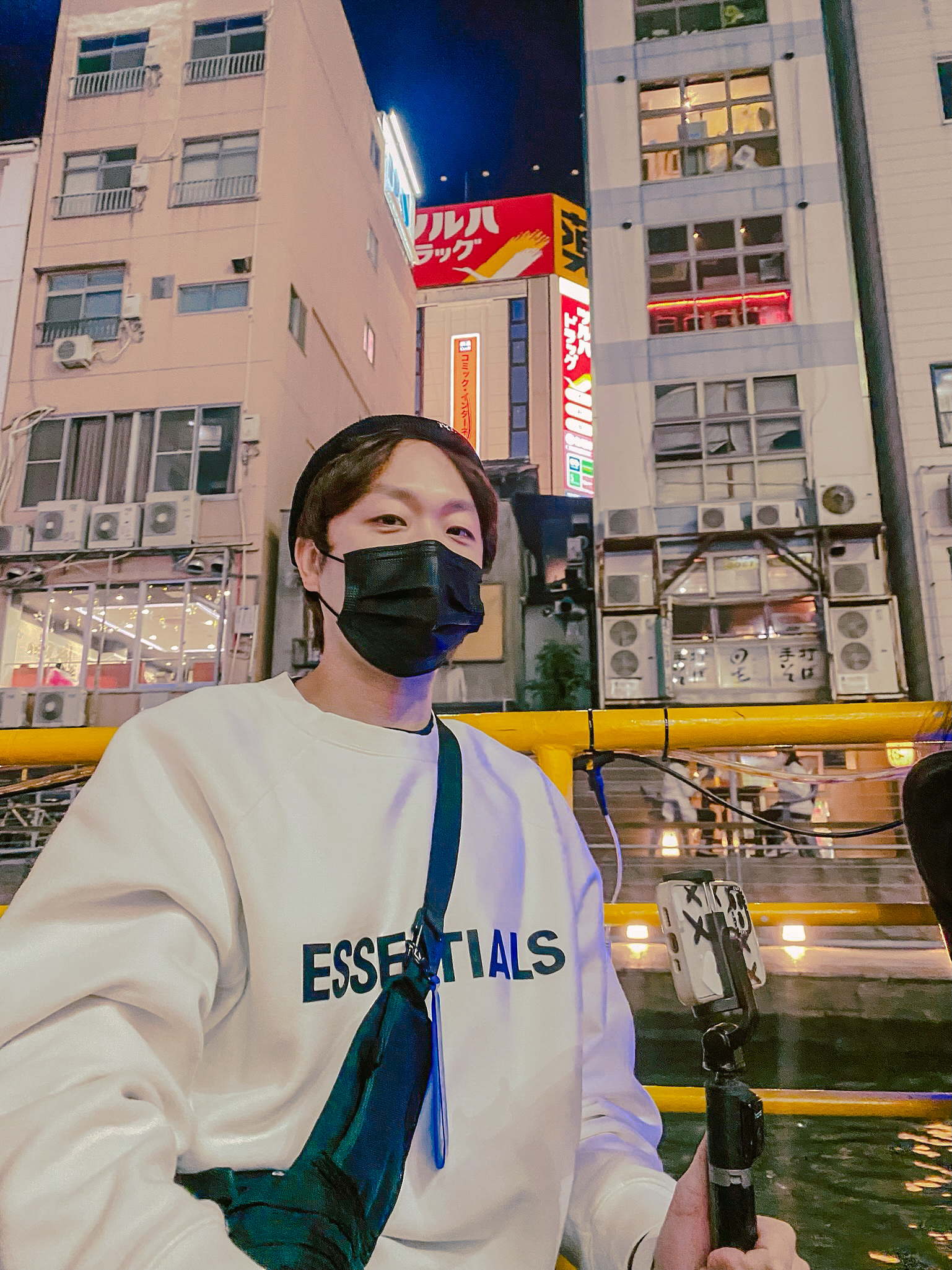 Essentials 3D Silicon Applique Crewneck White - 20SS, Nike Air Force 1 '07 Low White 착용 스타일 - 7