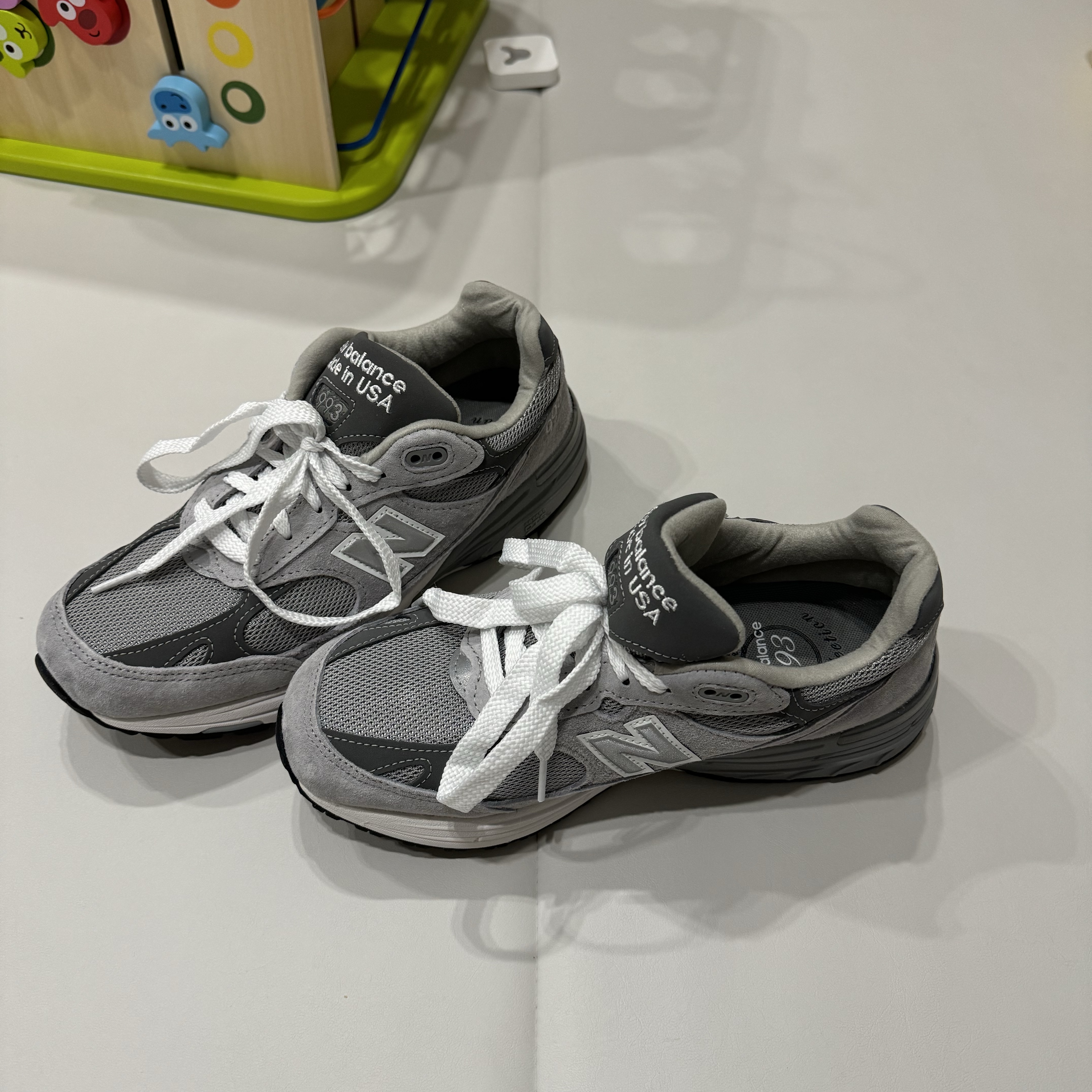 New Balance 993 Made in USA Grey - D Standard 착용 스타일