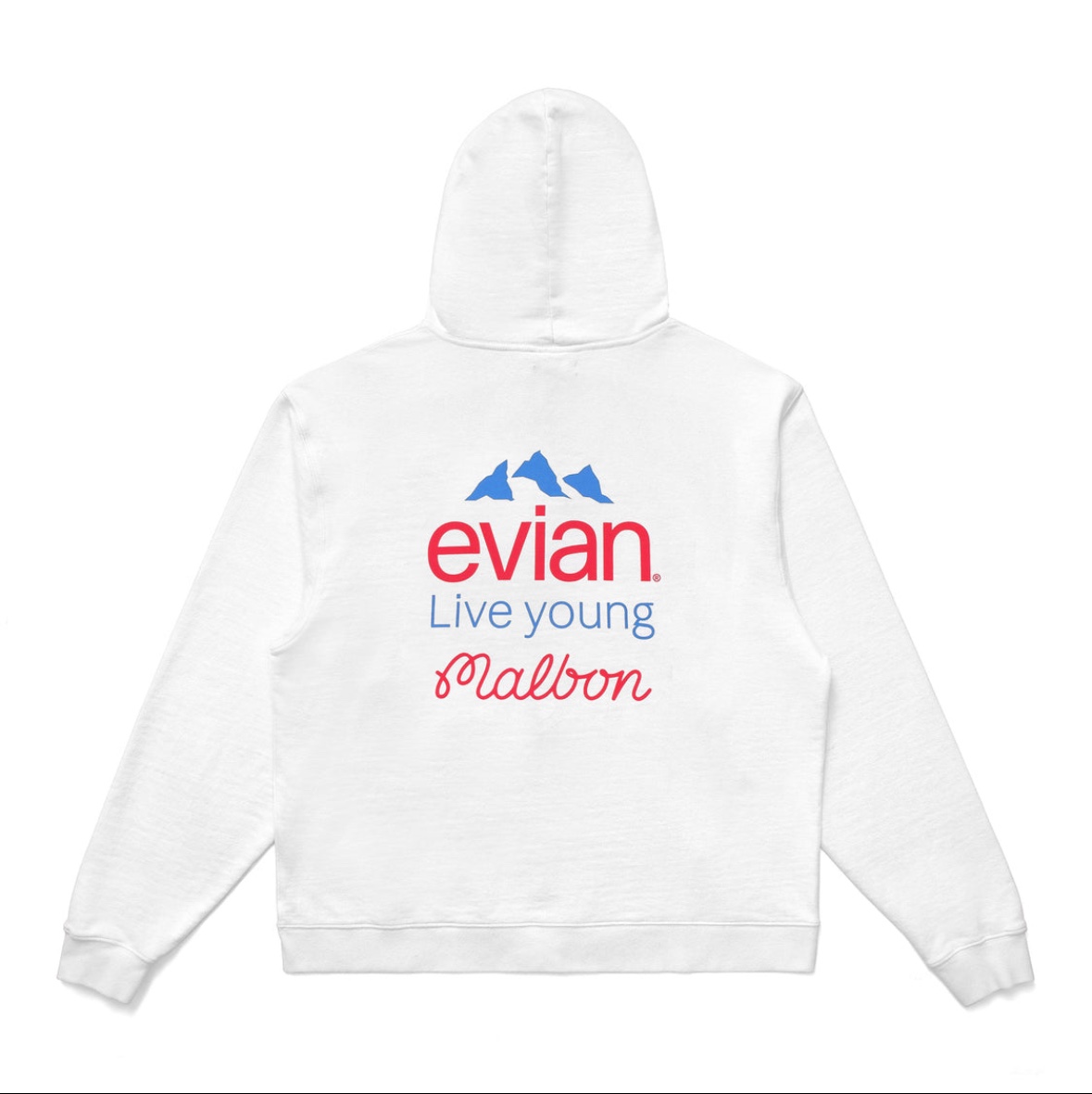 Malbon Golf x Evian French Terry Zip Up White 착용 스타일 - 3