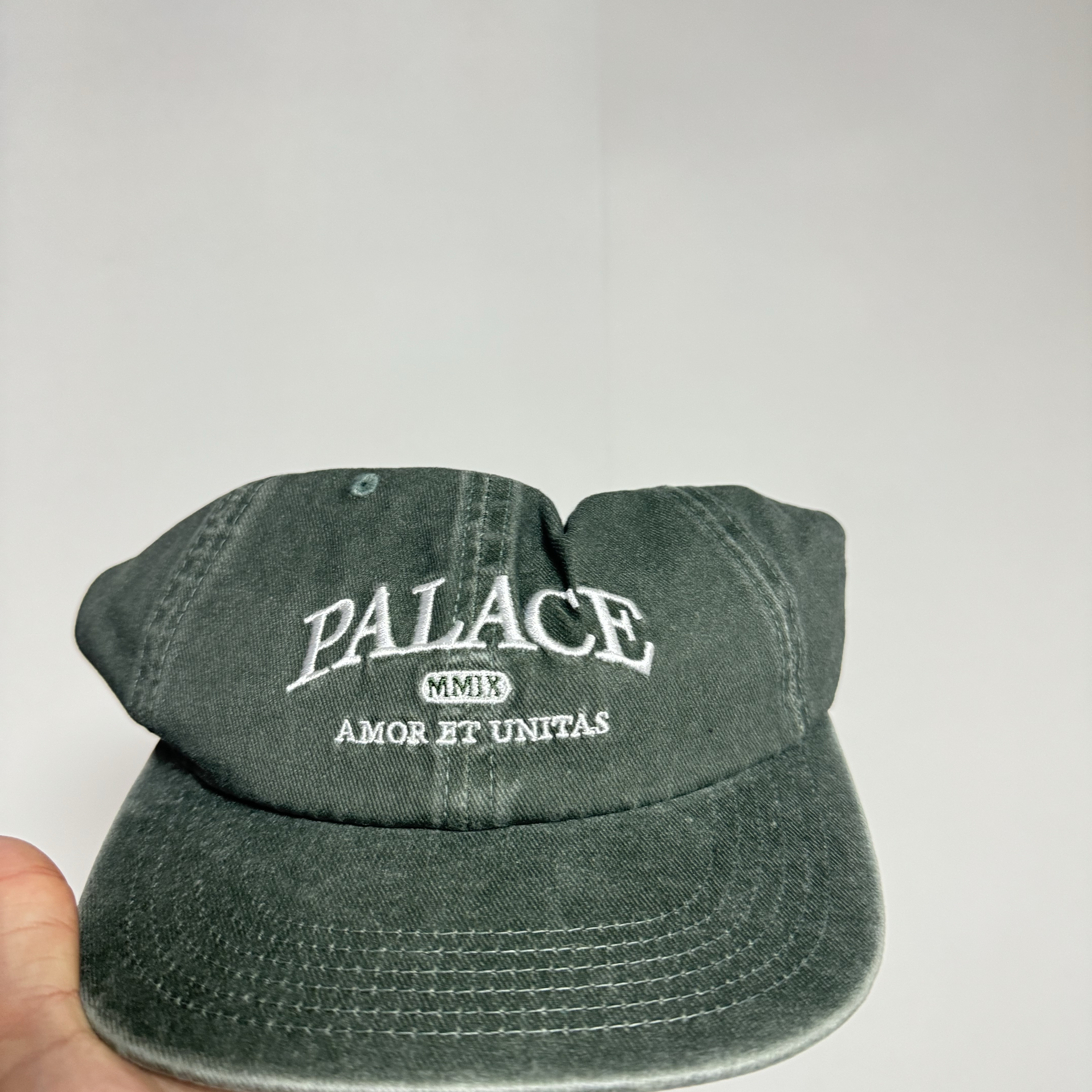 Palace Unitas Pigment Pal Hat Green - 23FW 착용 스타일