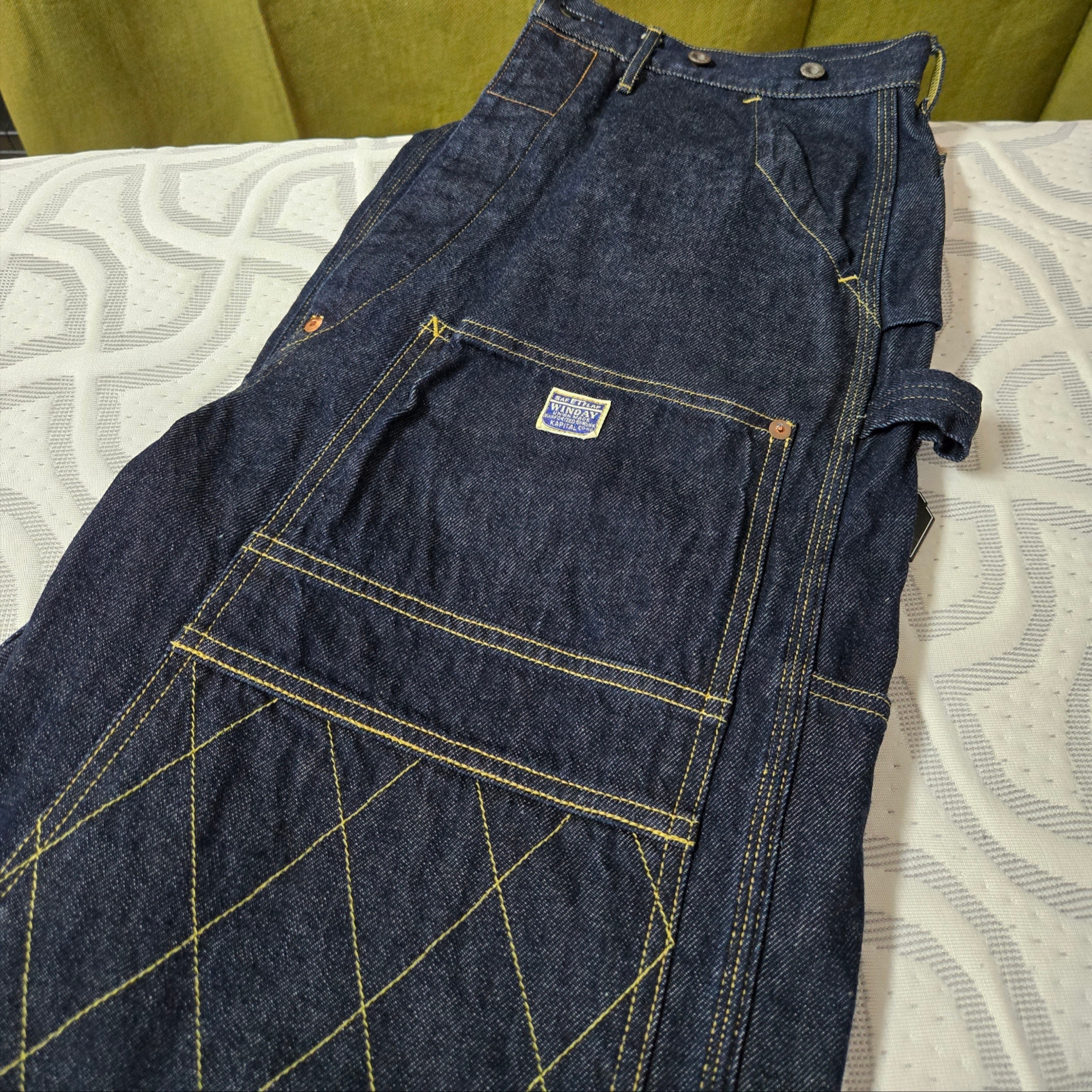 Kapital 11.5 oz. Denim Lumber Pants Indigo 착용 스타일