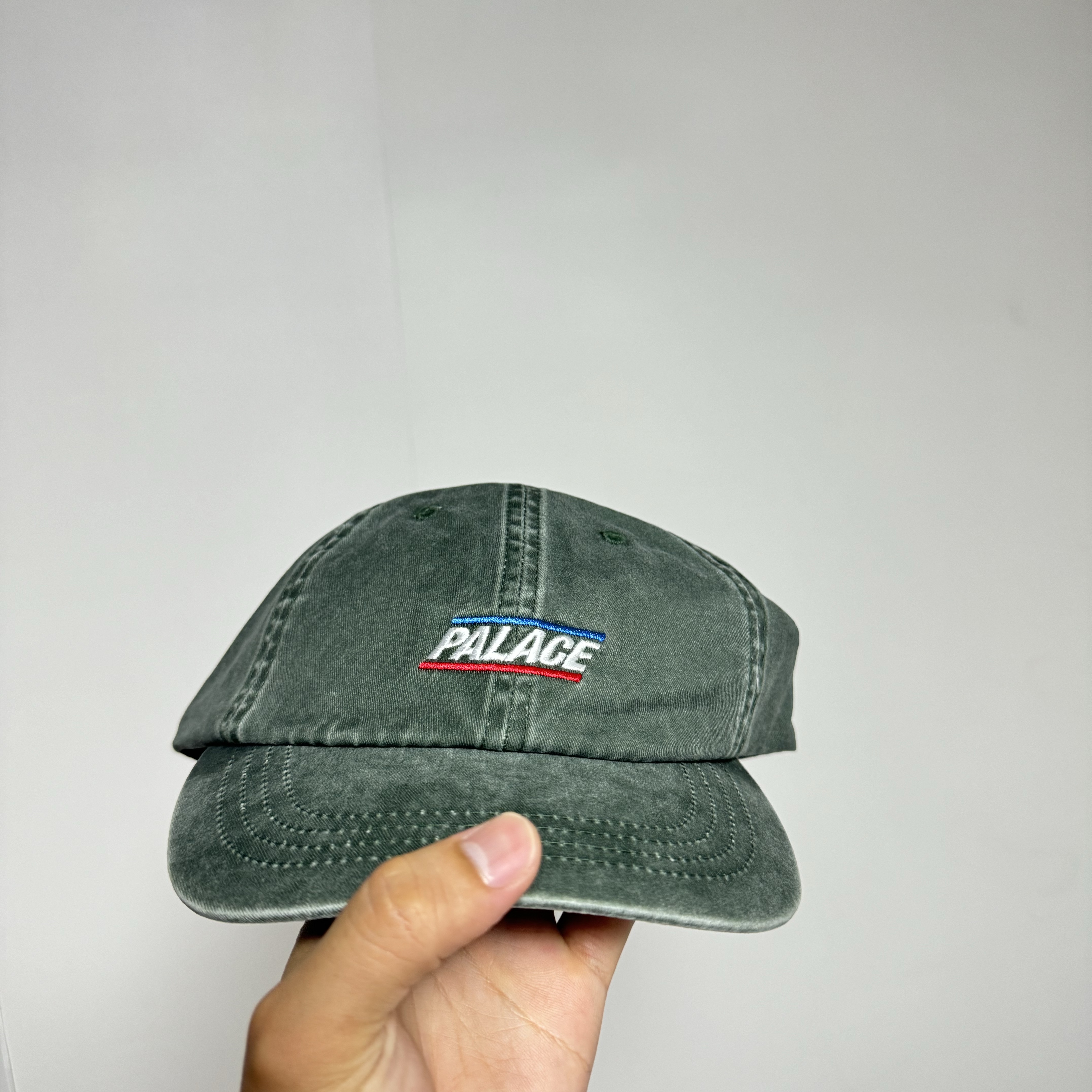 Palace Pigment Basically A 6-Panel Green - 23SS 착용 스타일