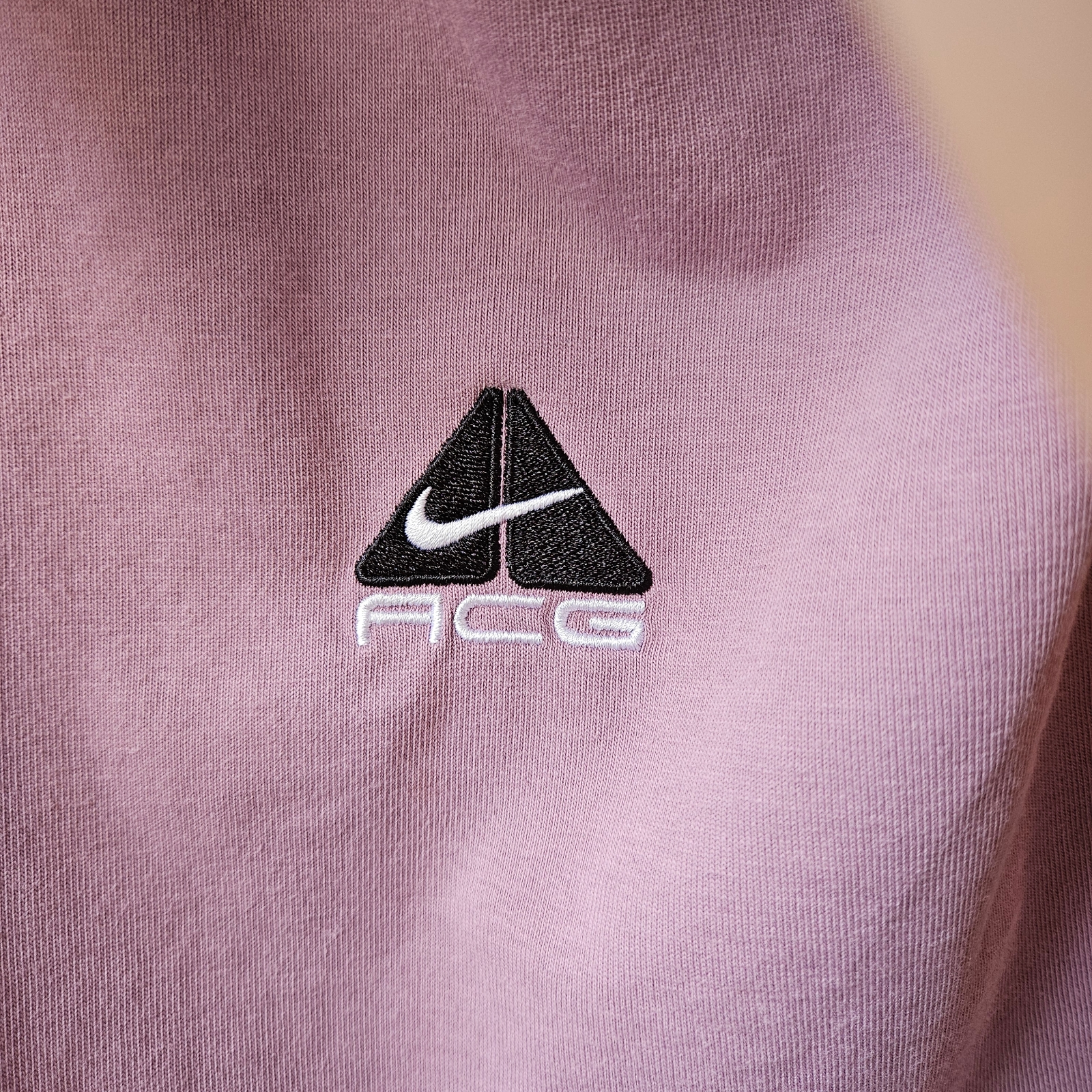 (W) Nike NRG ACG LBR Lungs T-Shirt Amethyst Wave 착용 스타일