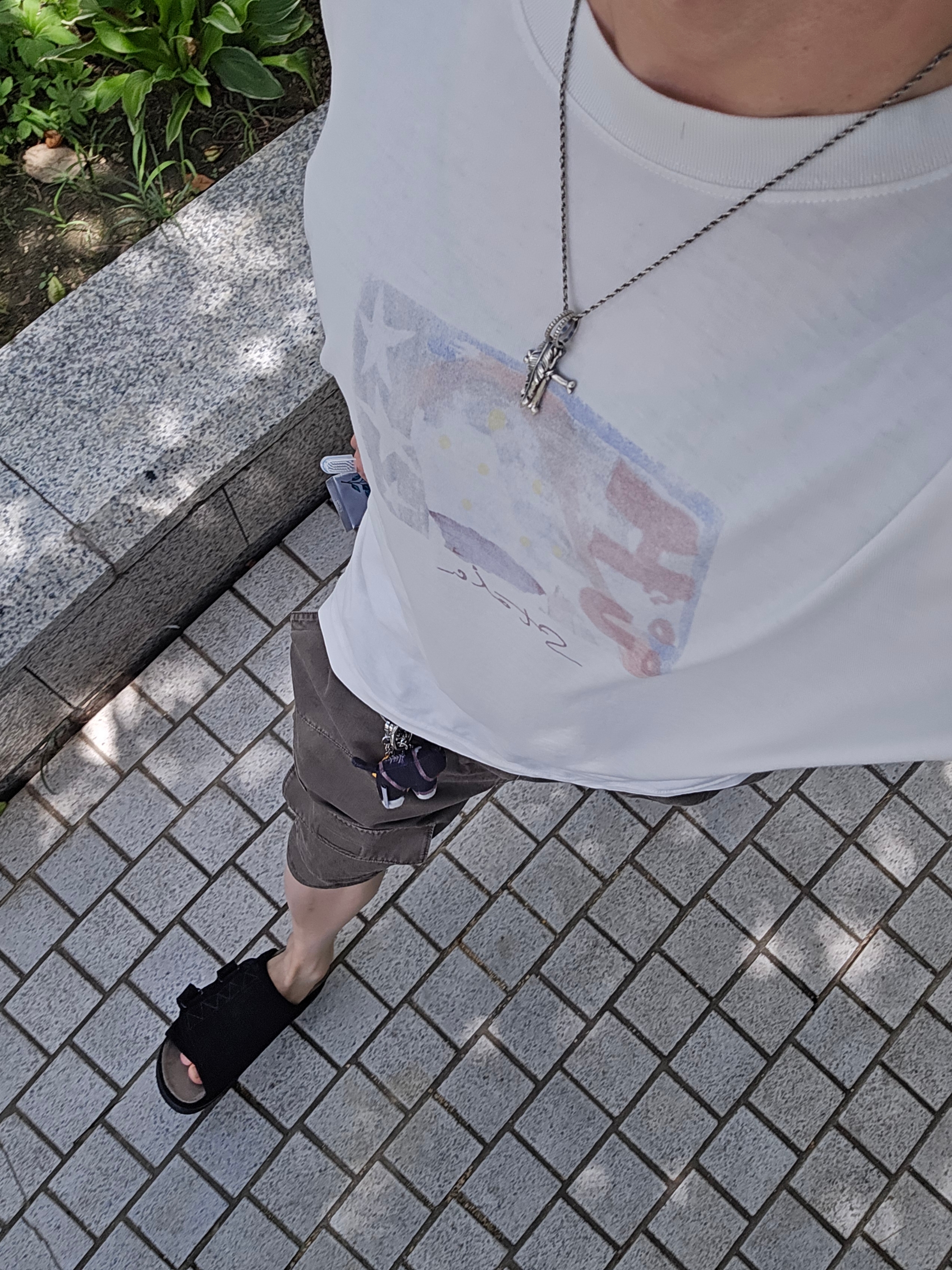 [프리오더] Polyteru Jumbo Slippers Black 착용 스타일