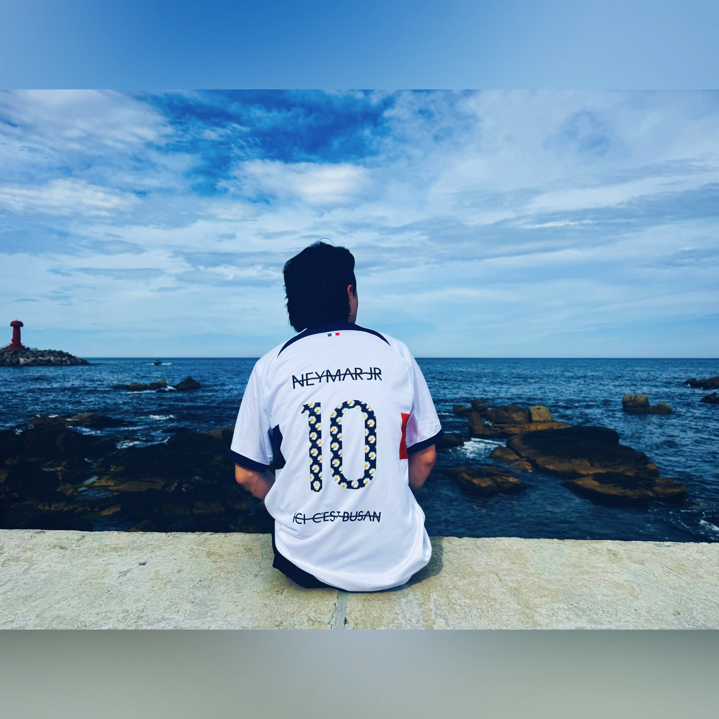 Nike Paris Saint-Germain 2023/24 Dri-Fit Stadium Away Jersey White Midnight Navy (Non Marking Ver.) 착용 스타일 - 2