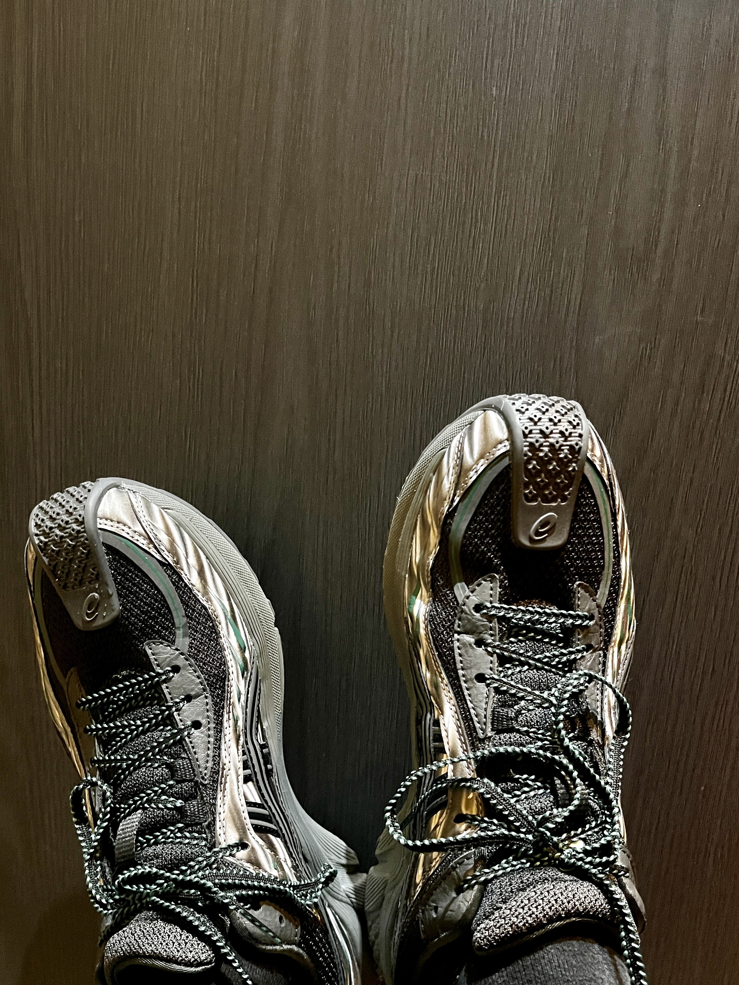 (W) Asics x Kiko Kostadinov Gel-Flammae Grey Black 착용 스타일