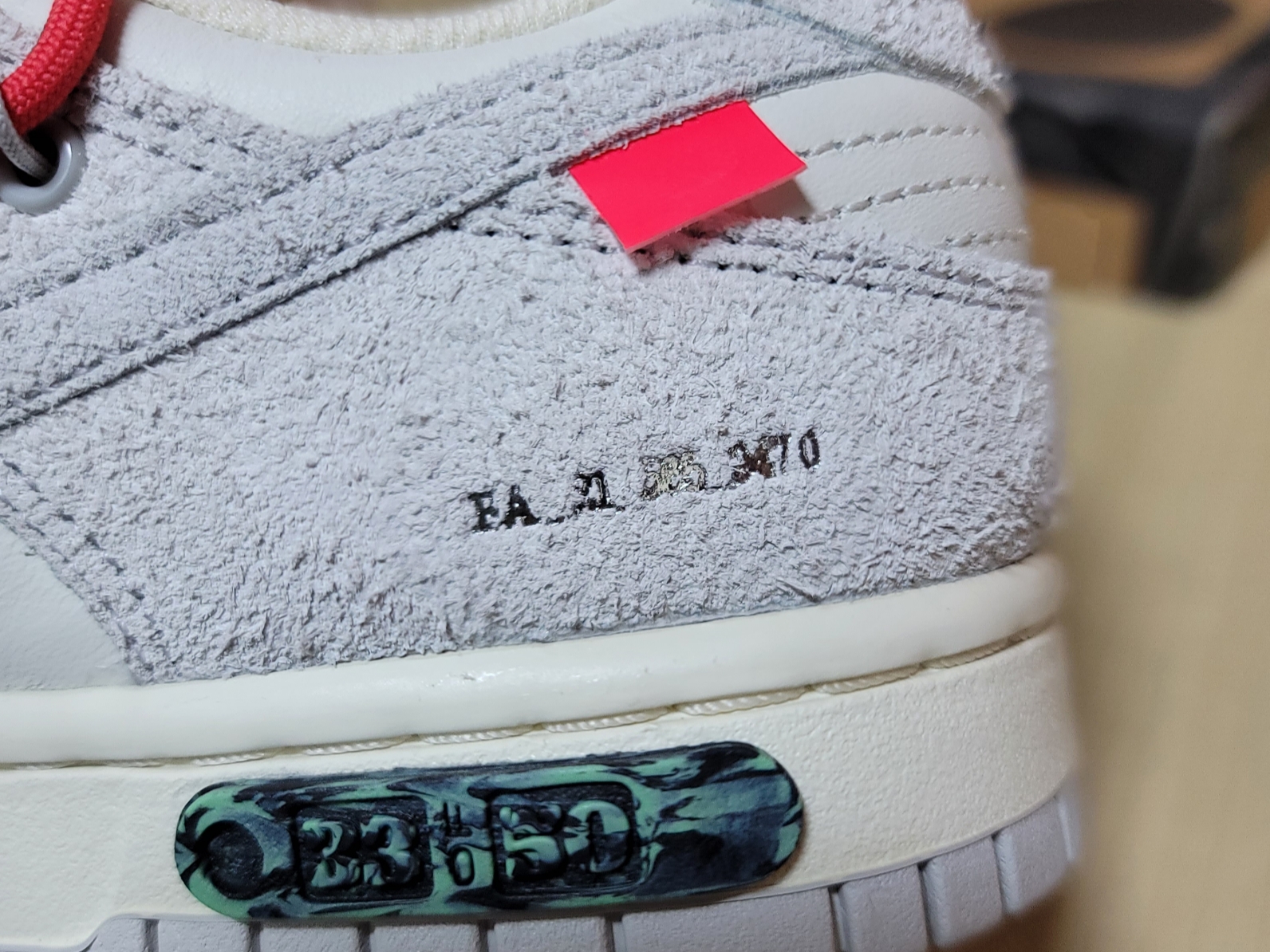 Nike x Off-White Dunk Low The 50 - Lot 33 착용 스타일 - 2