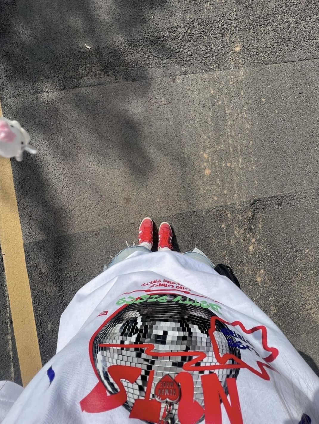 Human Made Five Heart Necklace Silver, Adidas Gazelle Glory Red Off White 착용 스타일
