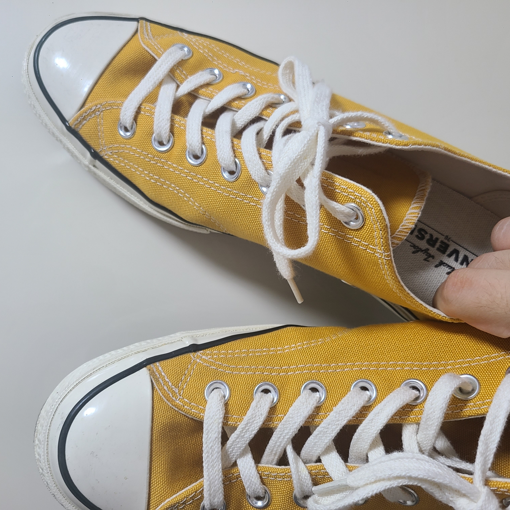 Converse Chuck 70 Ox Vintage Canvas Sunflower 착용 스타일