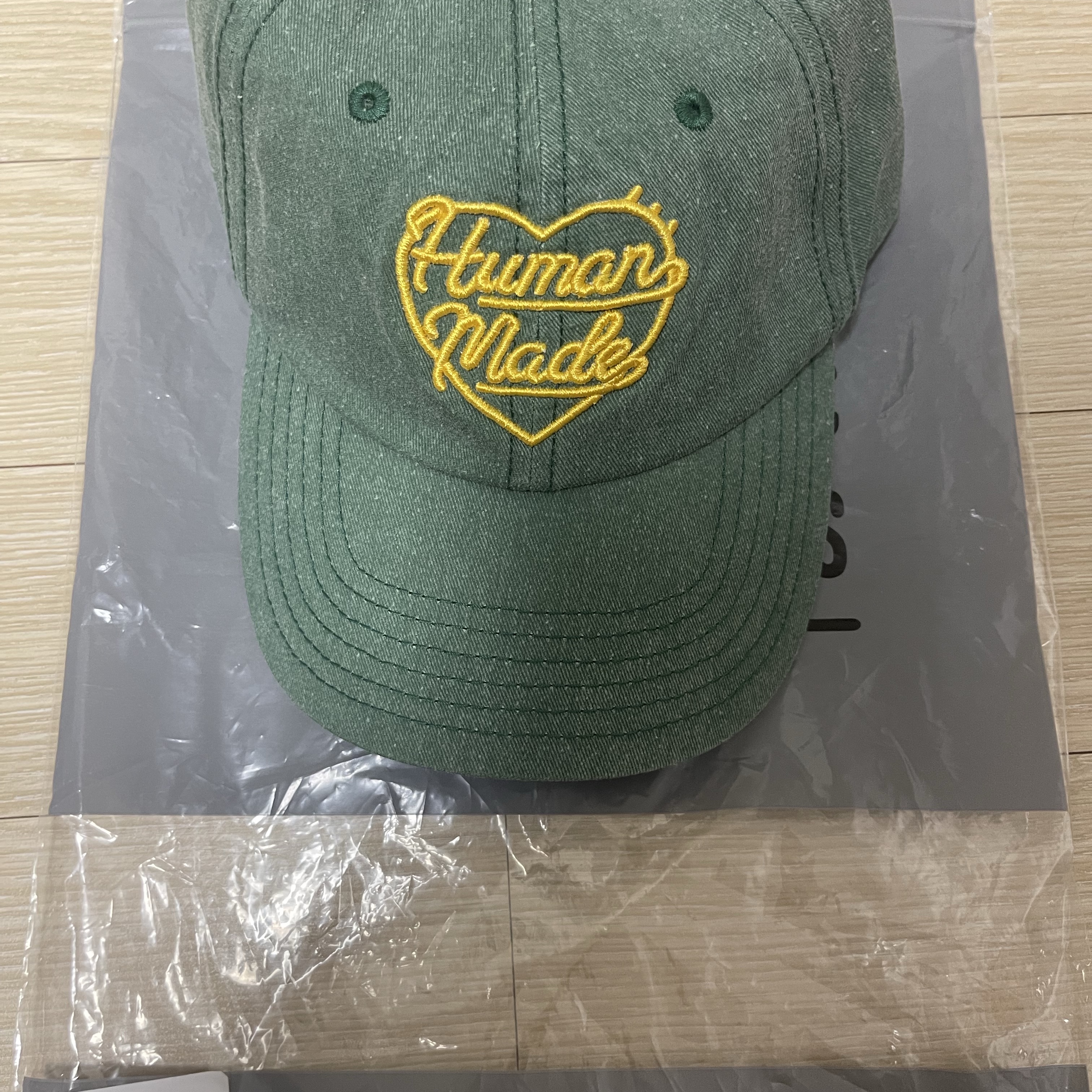 Human Made 6 Panel Cap #1 Green 착용 스타일
