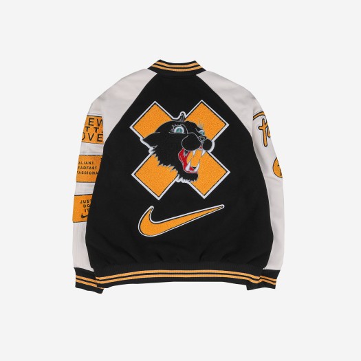 Nike x Patta Varsity Jacket Black Yellow - US/EU