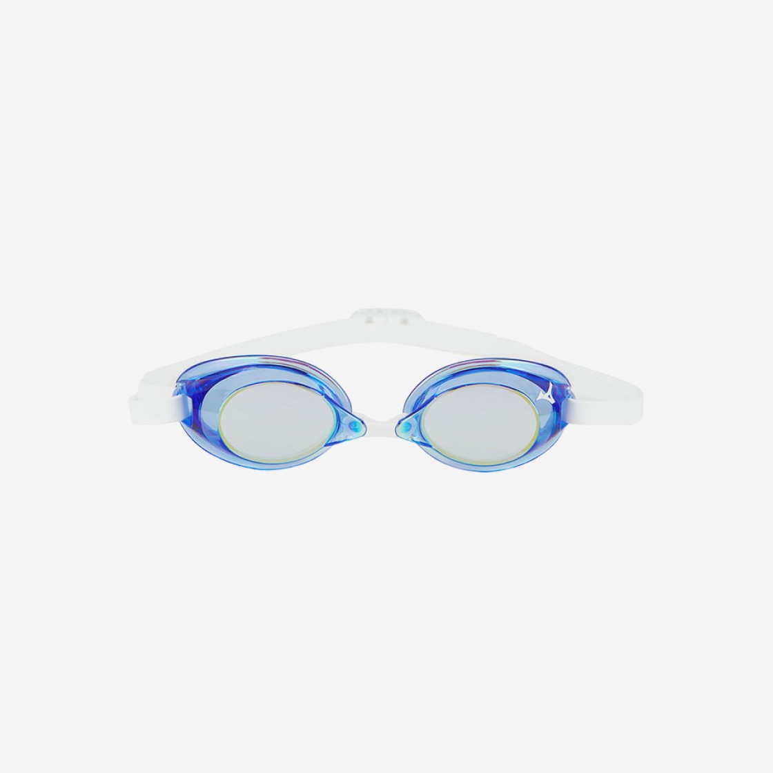 Mizuno Racer Mirror No Packing Swim Goggles Blue Yellow 상세 이미지 2