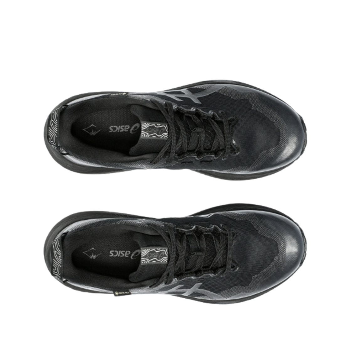 1012B607-002 (W) Asics Gel Trabuco 12 Gore-Tex Black Graphite Grey - #2