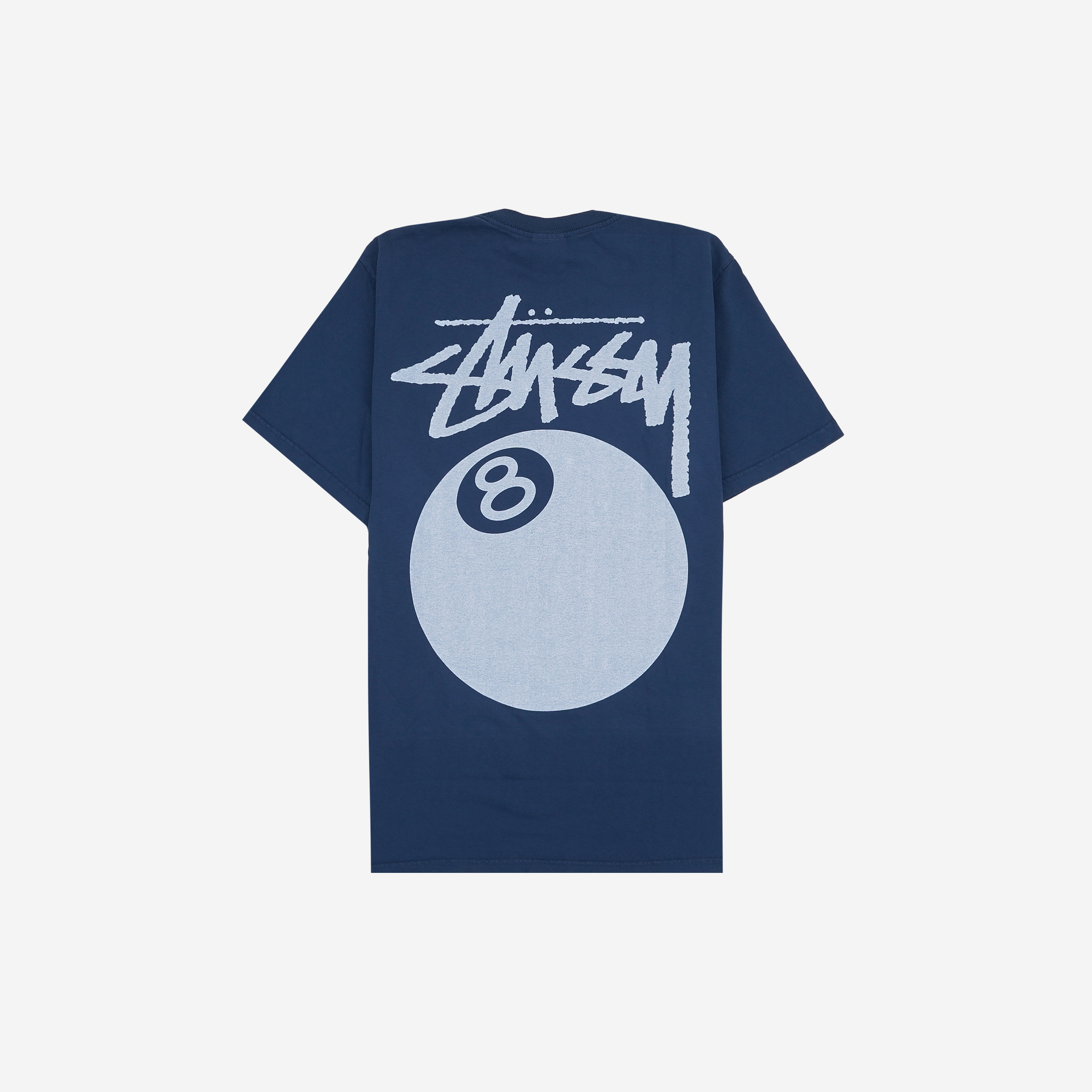 스투시 8볼 피그먼트 다이드 티셔츠 네이비(Stussy 8 Ball Pigment Dyed T-Shirt Navy)