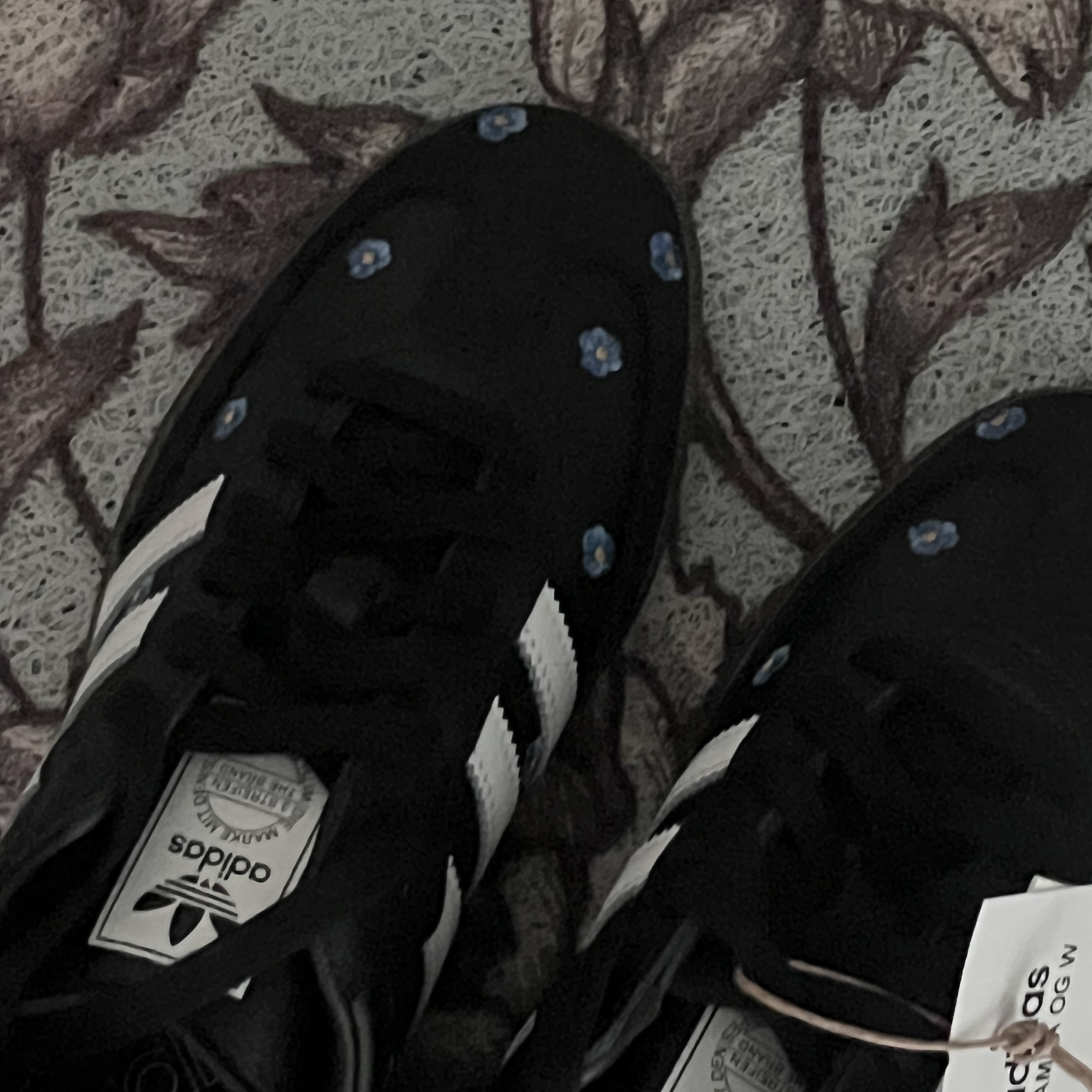 (W) Adidas Samba OG Core Black White 착용 스타일