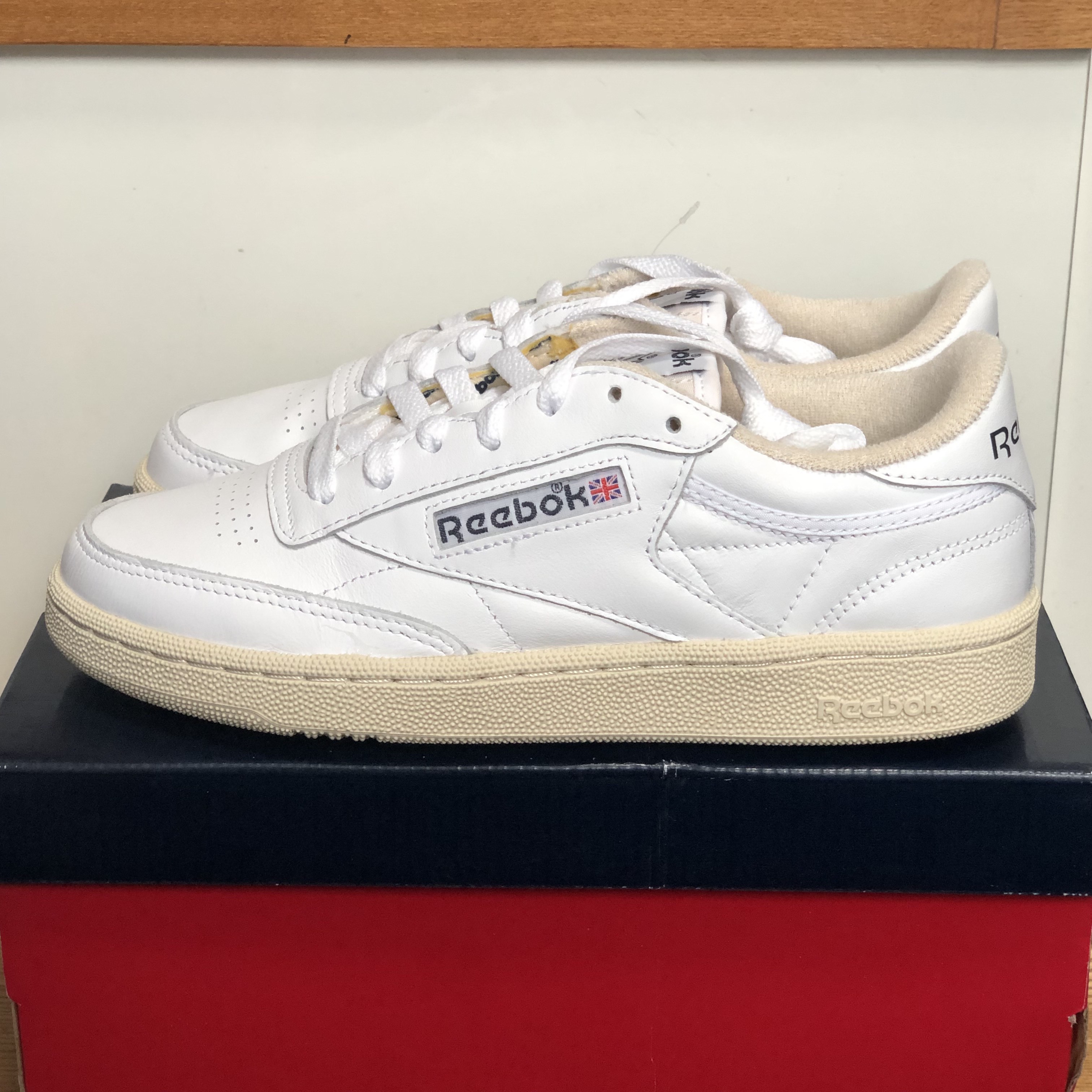 Reebok Club C 85 Vintage Retro White 착용 스타일