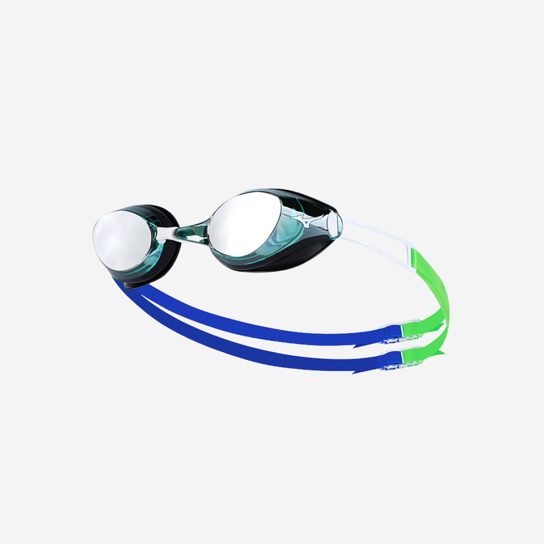 Mizuno Accel Eye S Mirror Goggles Green Silver 상세 이미지 1