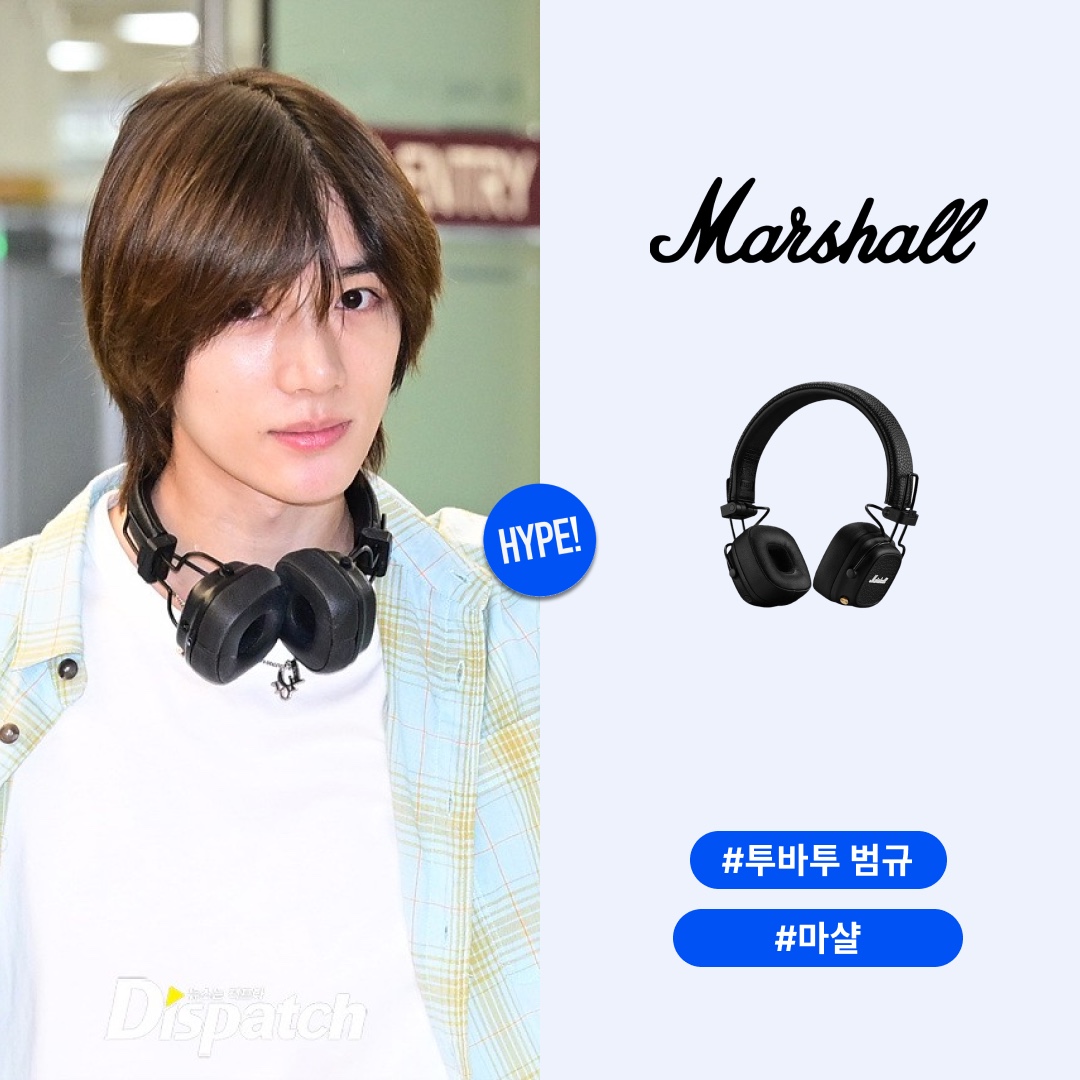 Marshall Major V Black (Korean Ver.) 착용 스타일 - 1