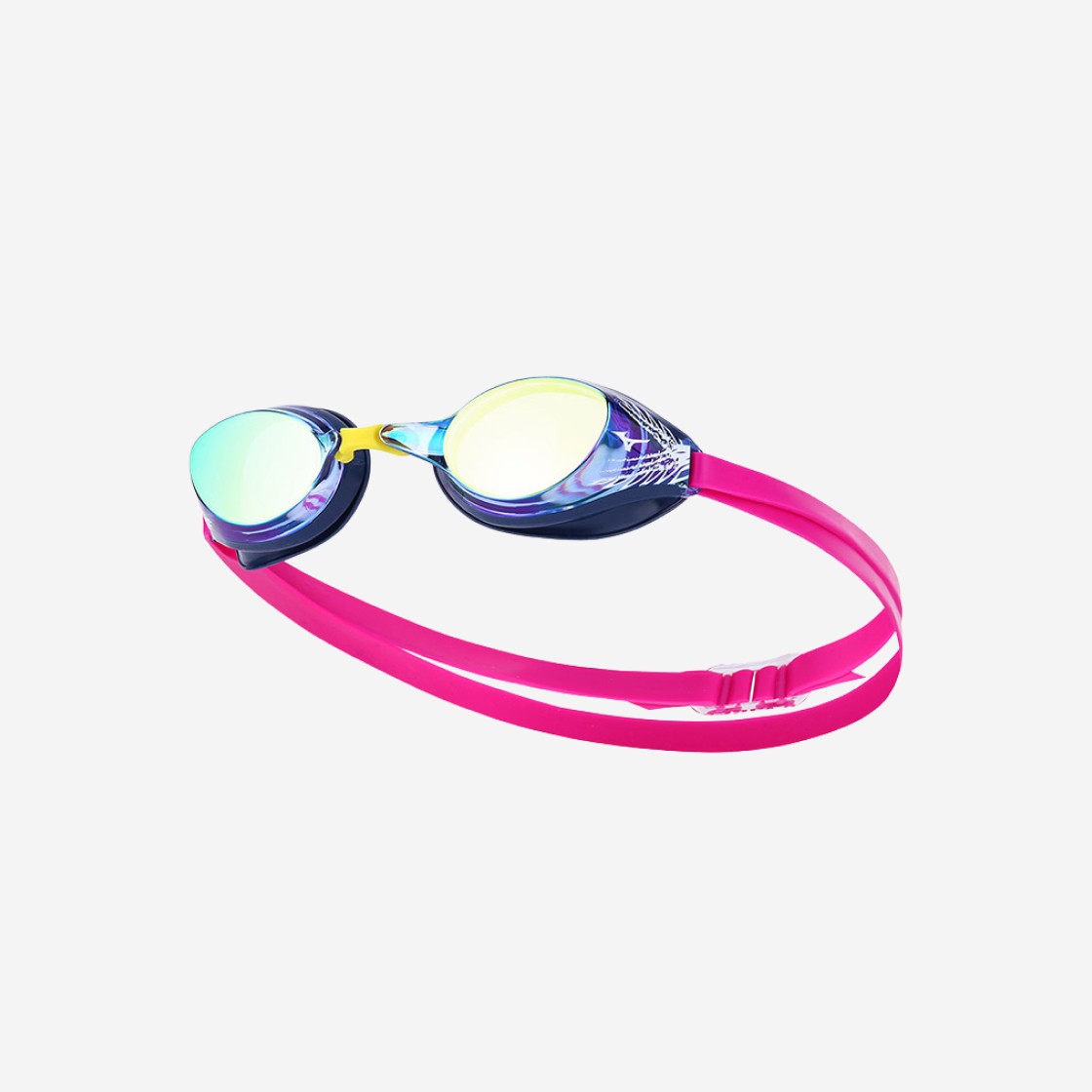 Mizuno Accel Eye Limited Mirrored Swim Goggles Purple Magenta 상세 이미지 1