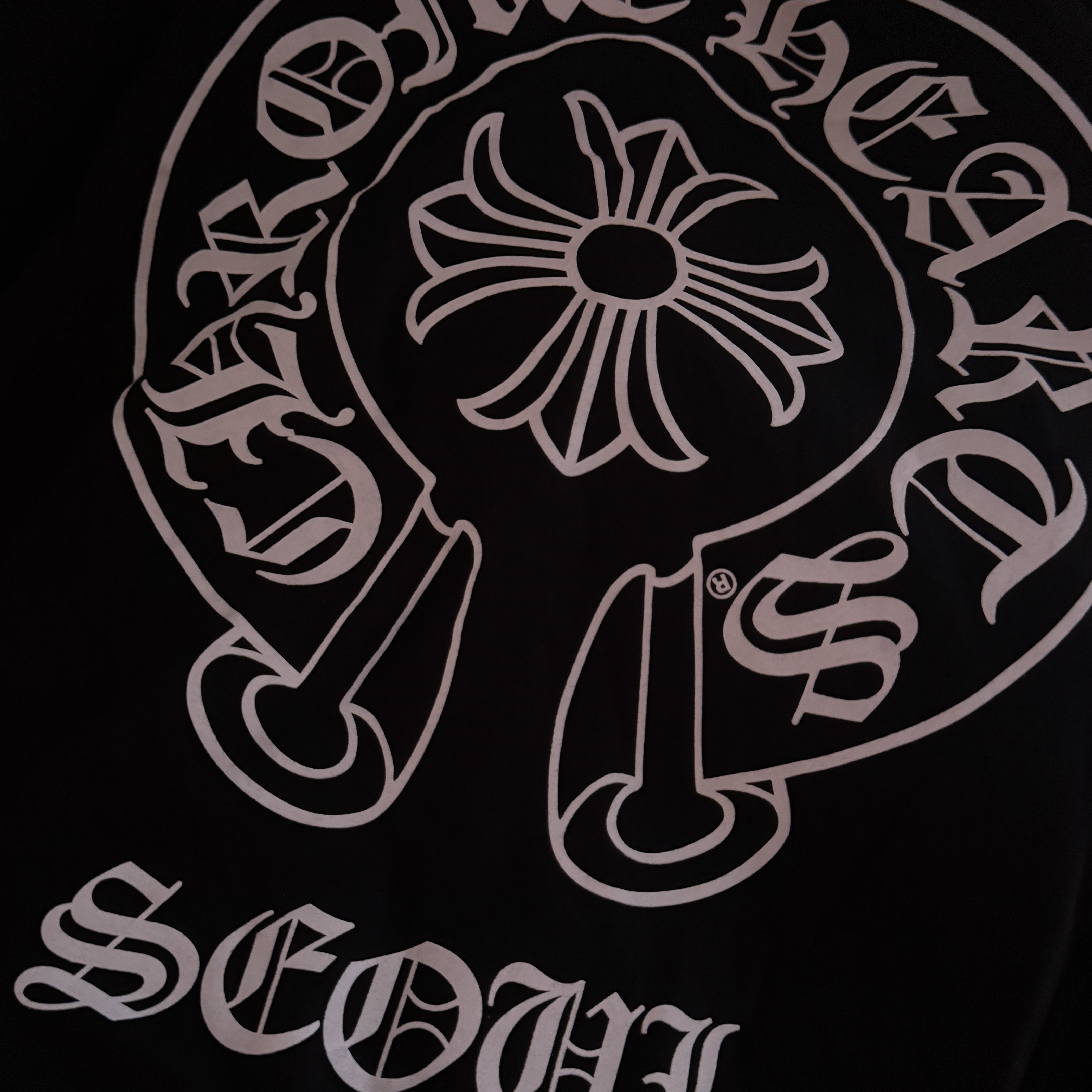Chrome Hearts Horseshoe Logo T-Shirt Black - Seoul Exclusive 착용 스타일