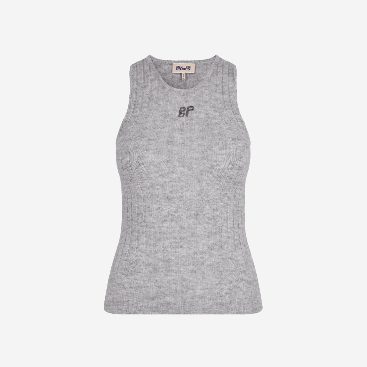 Baum und Pferdgarten Women Chaia Grey Melange - 24FW 착용 스타일 - 2