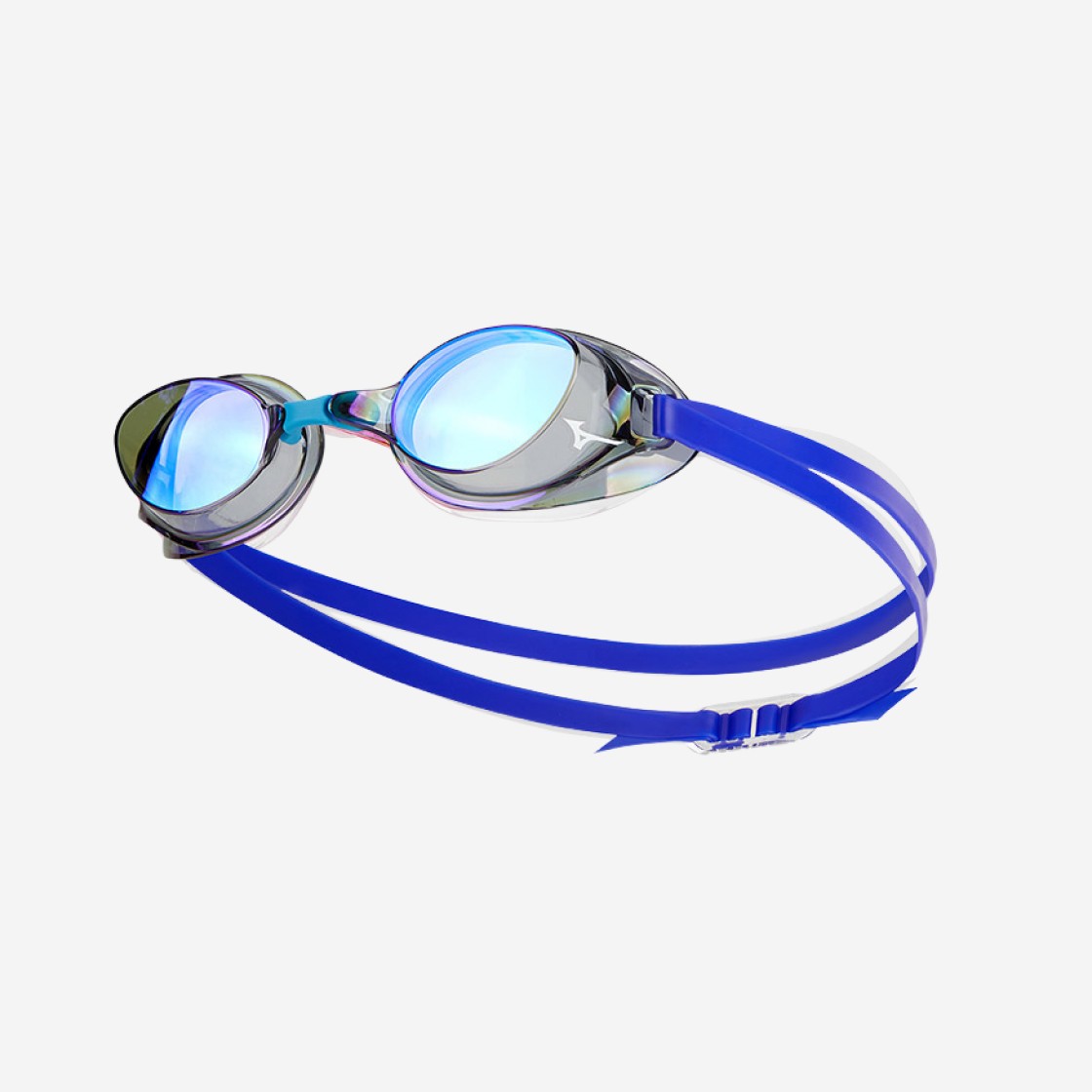 Mizuno Accel Eye Mirrored Non Cushion Swim Goggles Light Smoke Blue 상세 이미지 1