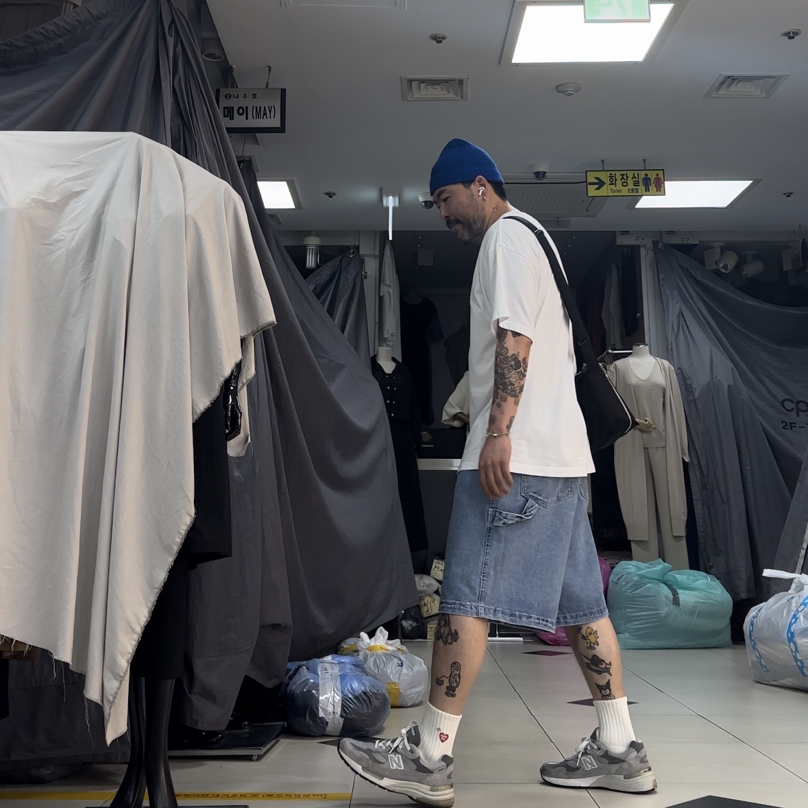 New Balance 992 Made in USA Grey - D Standard 착용 스타일 - 1