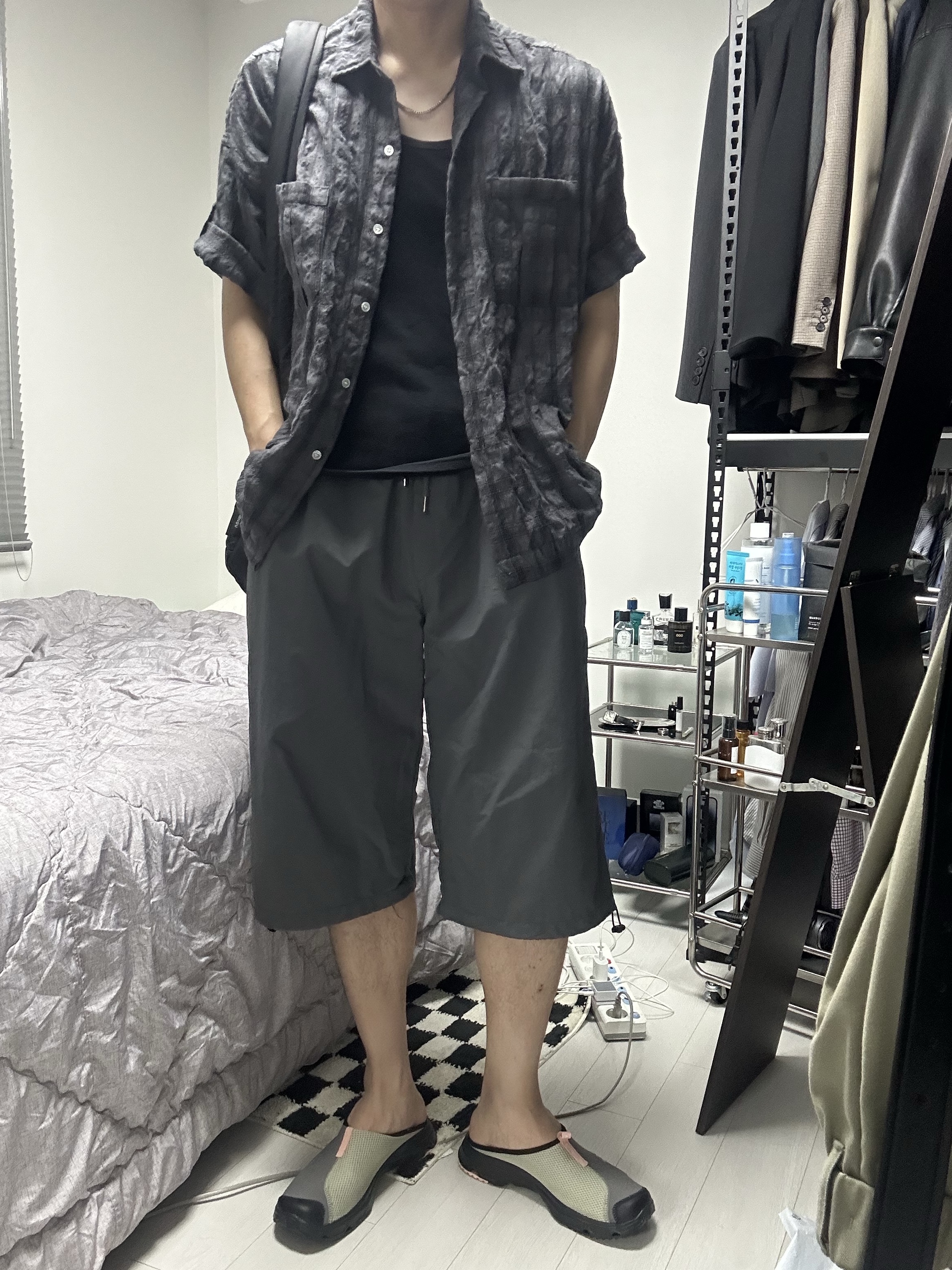 Salomon RX Slide 3.0 Pewter 착용 스타일