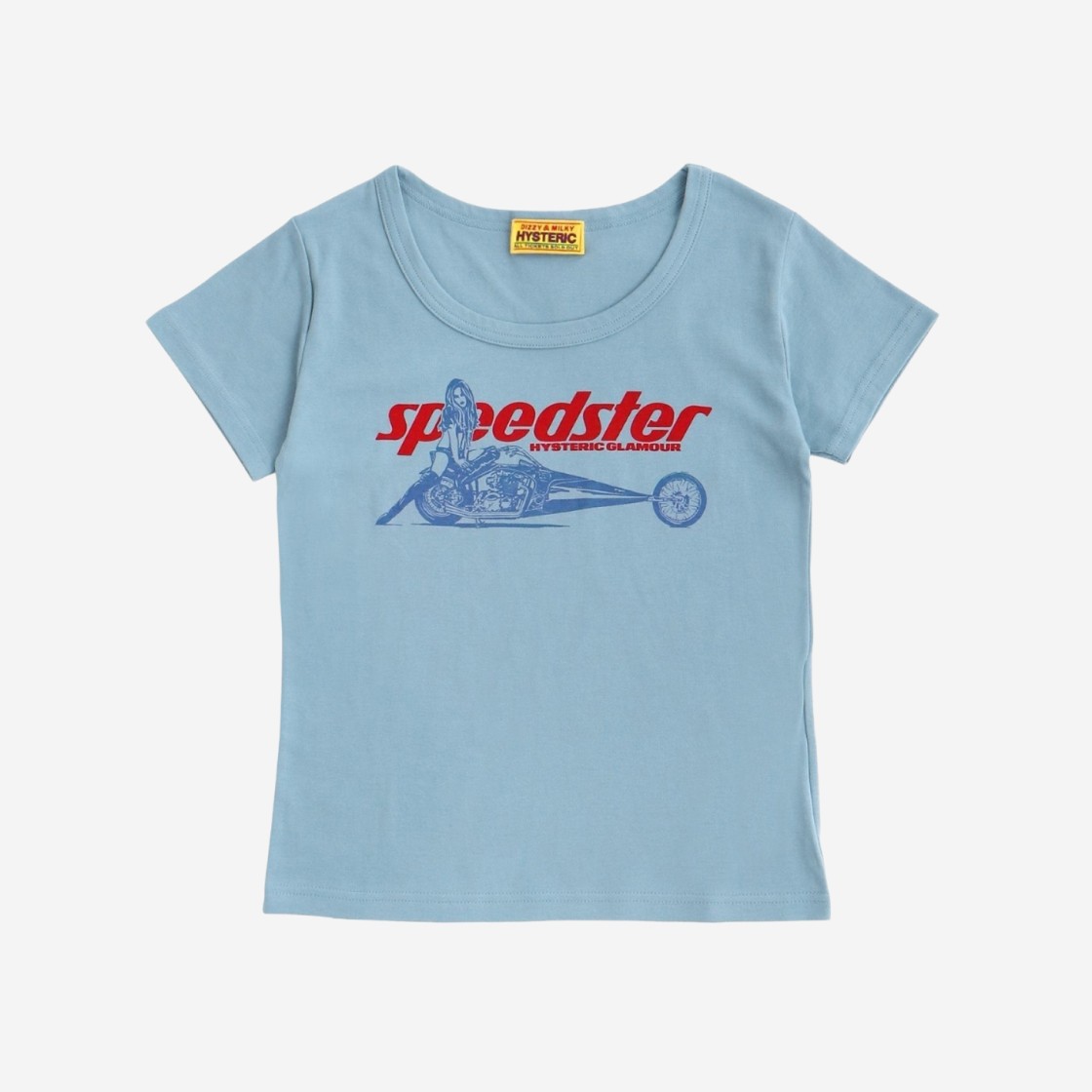 (W) Hysteric Glamour Speedster Chibi T-Shirt Blue 상세 이미지 1