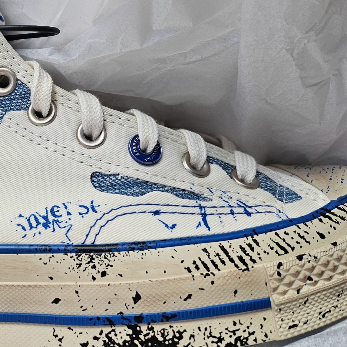 Converse x Ader Error Chuck 70 High White 착용 스타일