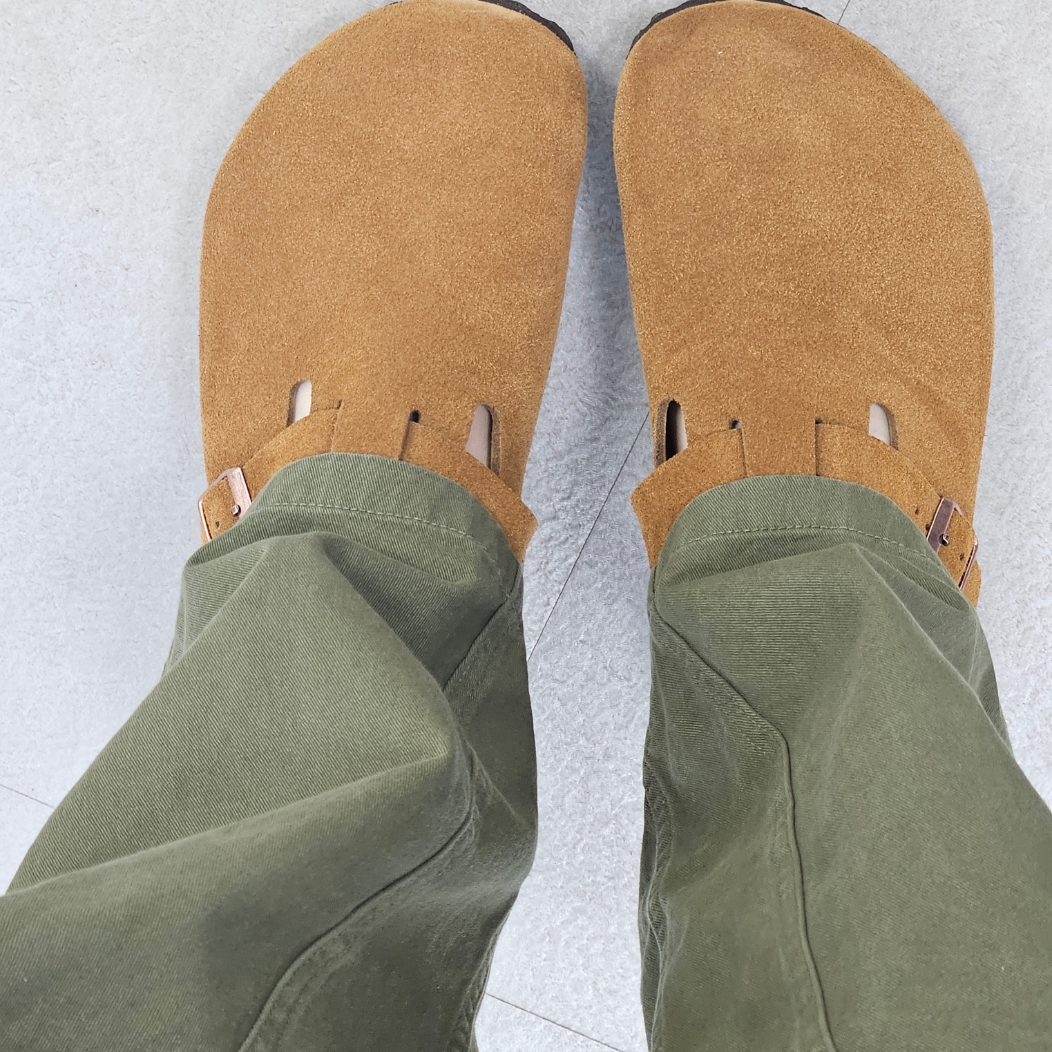Birkenstock Boston Soft Footbed Mink - Regular 착용 스타일 - 1
