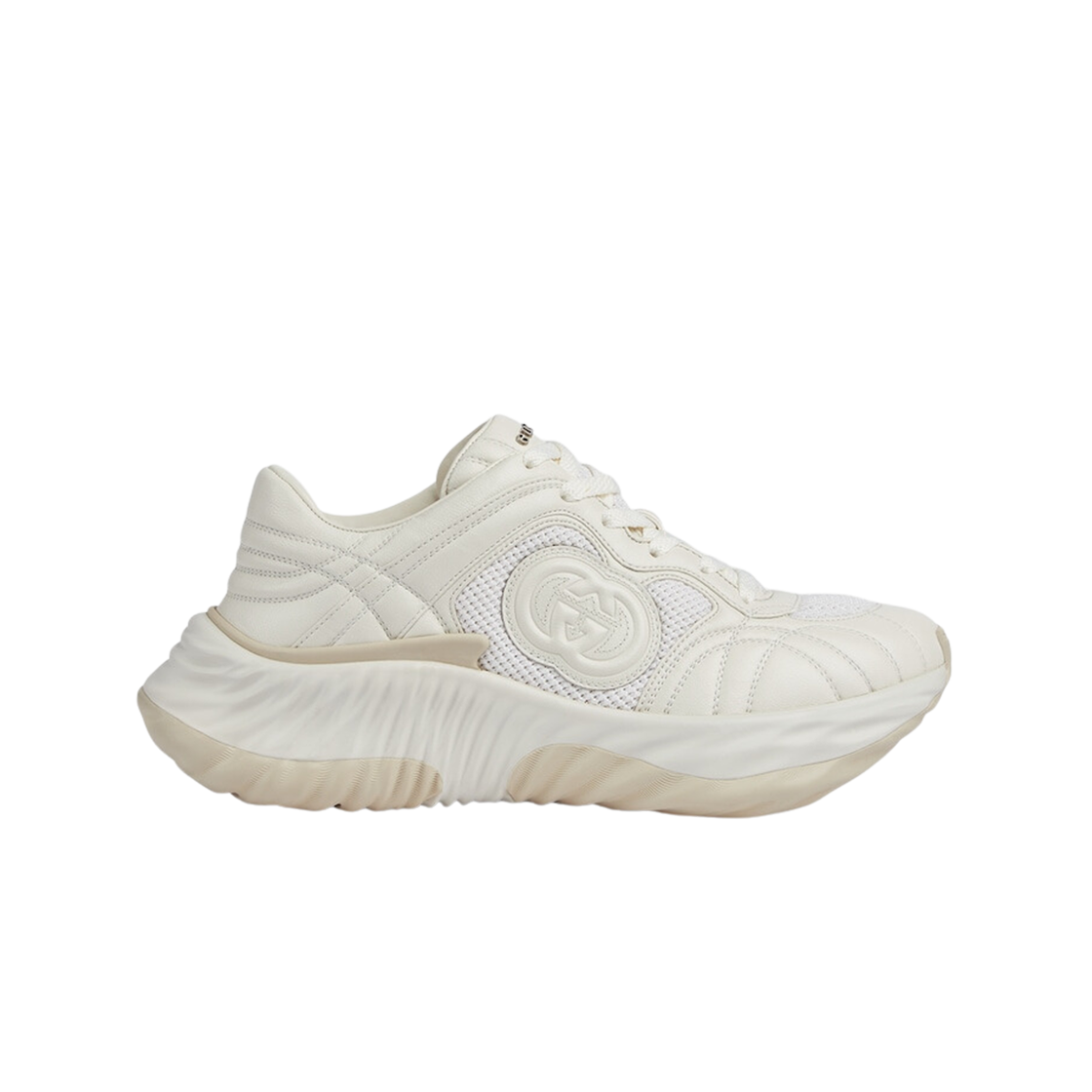 (W) 구찌 리플 스니커즈 오프 화이트((W) Gucci Ripple Sneakers Off White) - 1