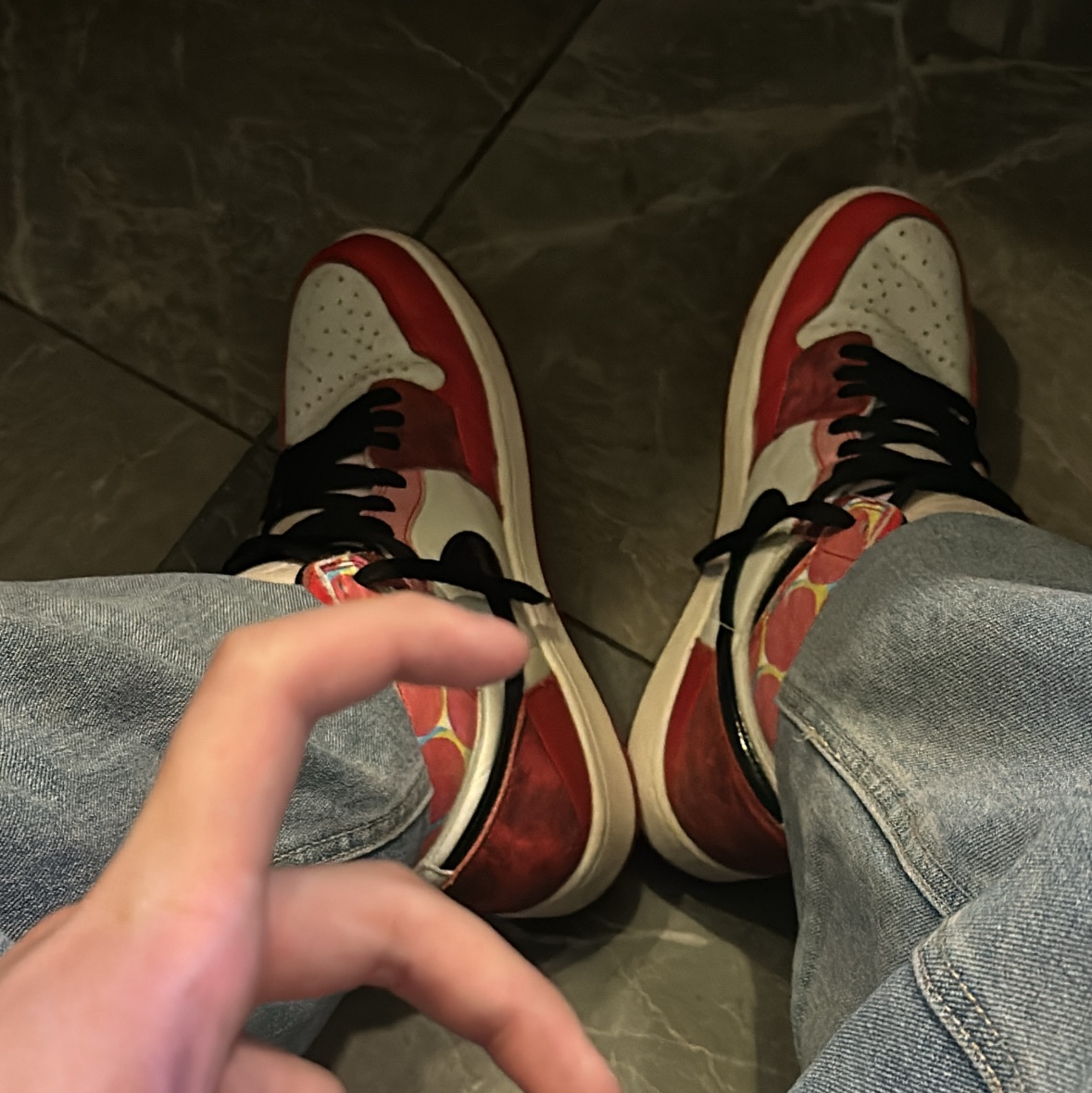 Jordan 1 Retro High Spider-Man Next Chapter 착용 스타일