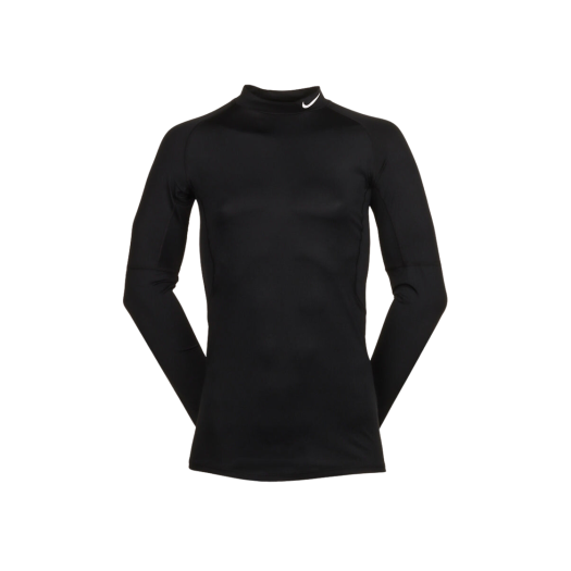 Nike Pro Dri-Fit Fitness Mock Neck Long Sleeve Top Black - US/EU