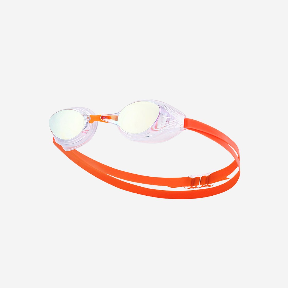 Mizuno Accel Eye Limited Mirrored Swim Goggles Clear Orange 상세 이미지 1