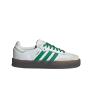 (W) Adidas Sambae Cloud White Green