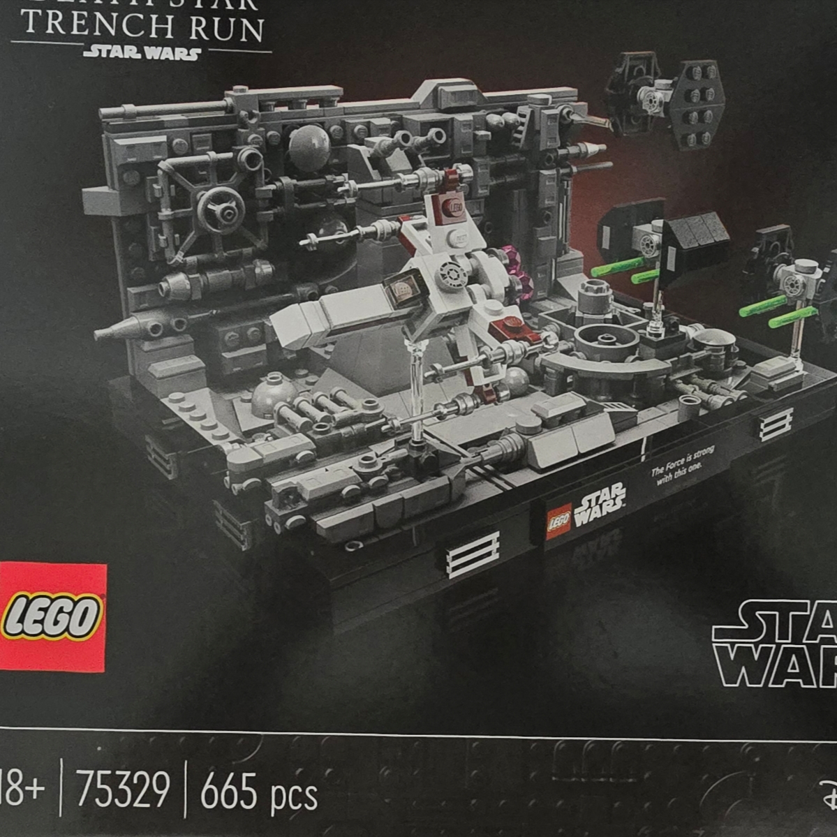 Lego Star Wars Death Star Trench Run Diorama 착용 스타일