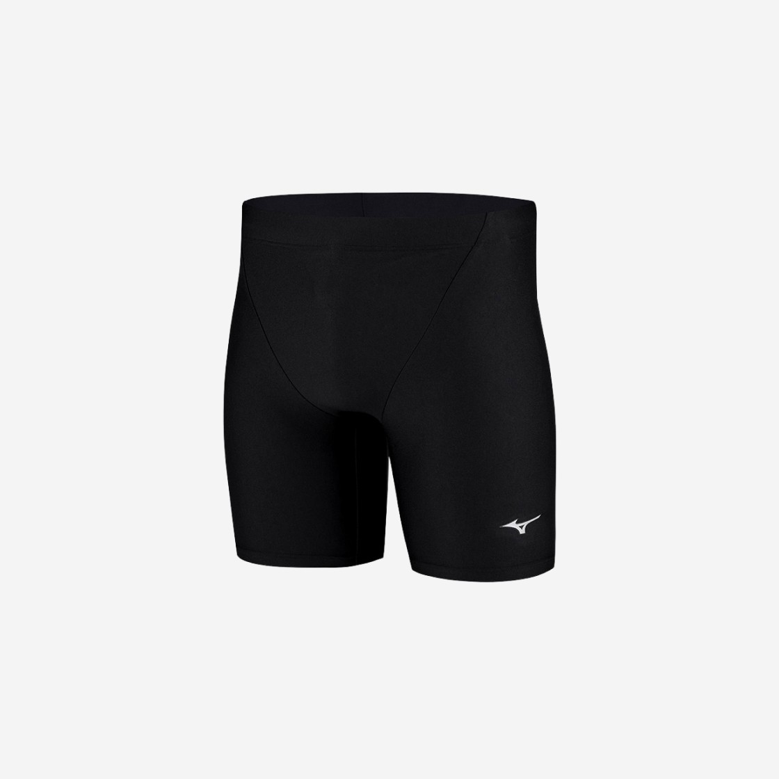 Mizuno Basic Solid Three Quarter Swimsuit Black 상세 이미지 1