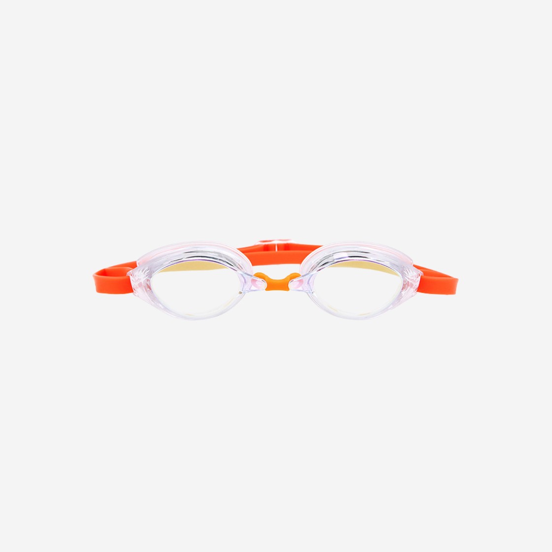 Mizuno Accel Eye Limited Mirrored Swim Goggles Clear Orange 상세 이미지 2